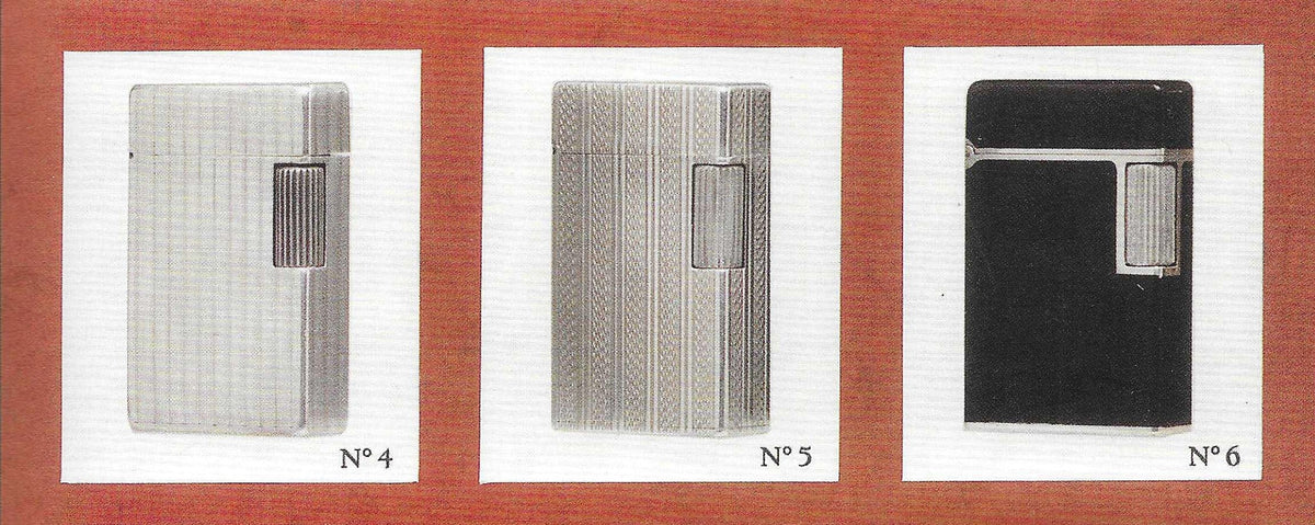 three wartime s.t. dupont lighters