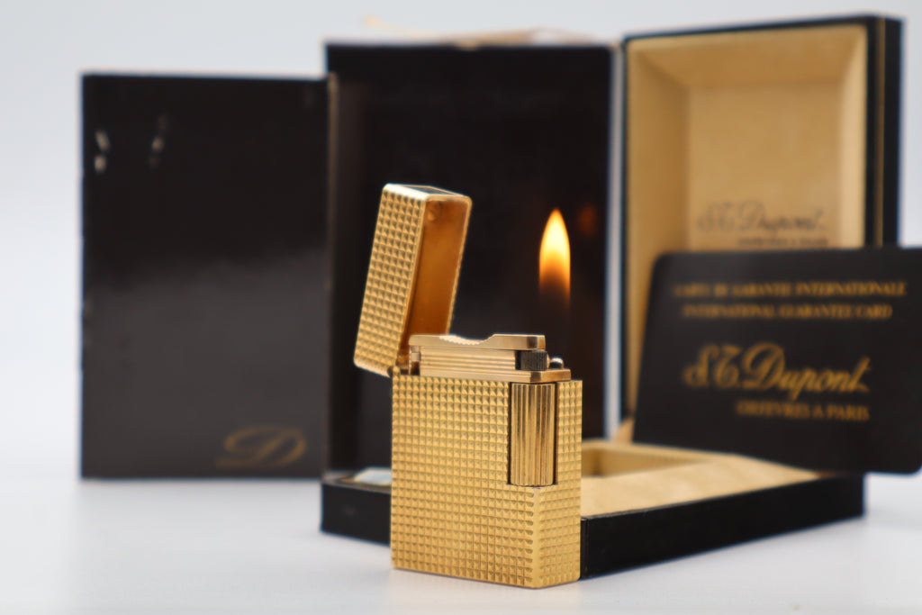 S.T. Dupont Ligne 1 small gold lighter NEW OLD STOCK