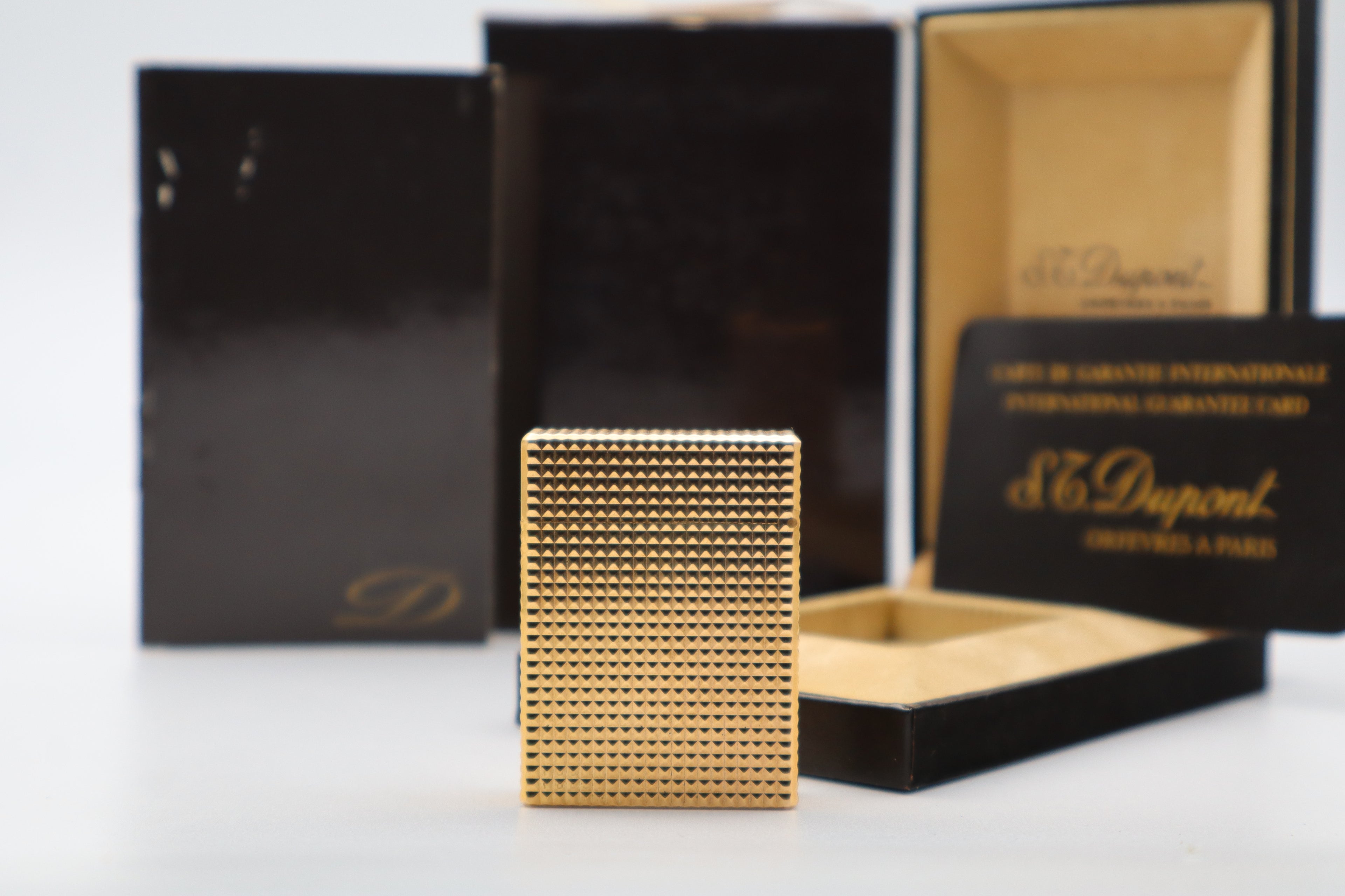 S.T. Dupont Ligne 1 small gold lighter NEW OLD STOCK