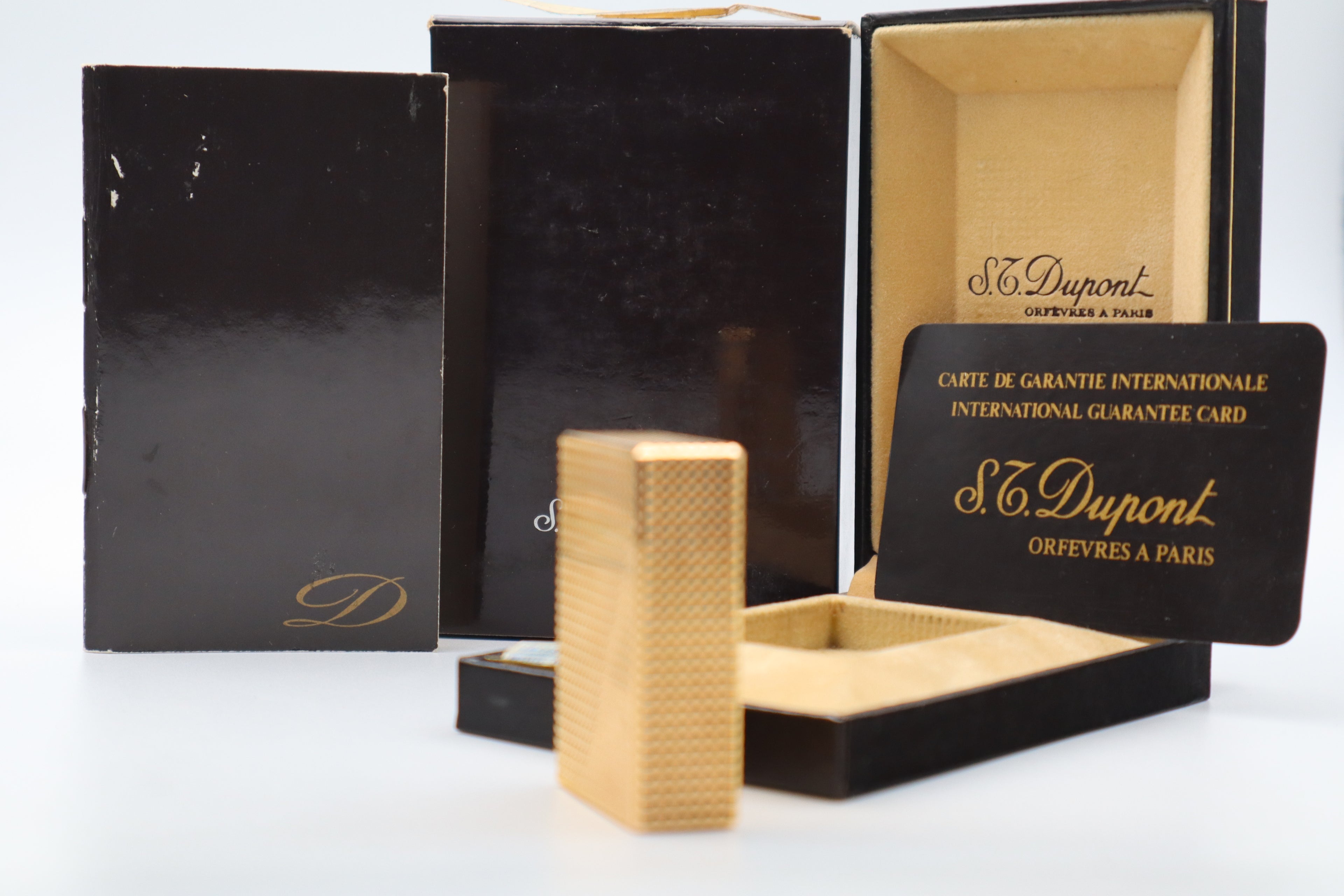 S.T. Dupont Ligne 1 small gold lighter NEW OLD STOCK