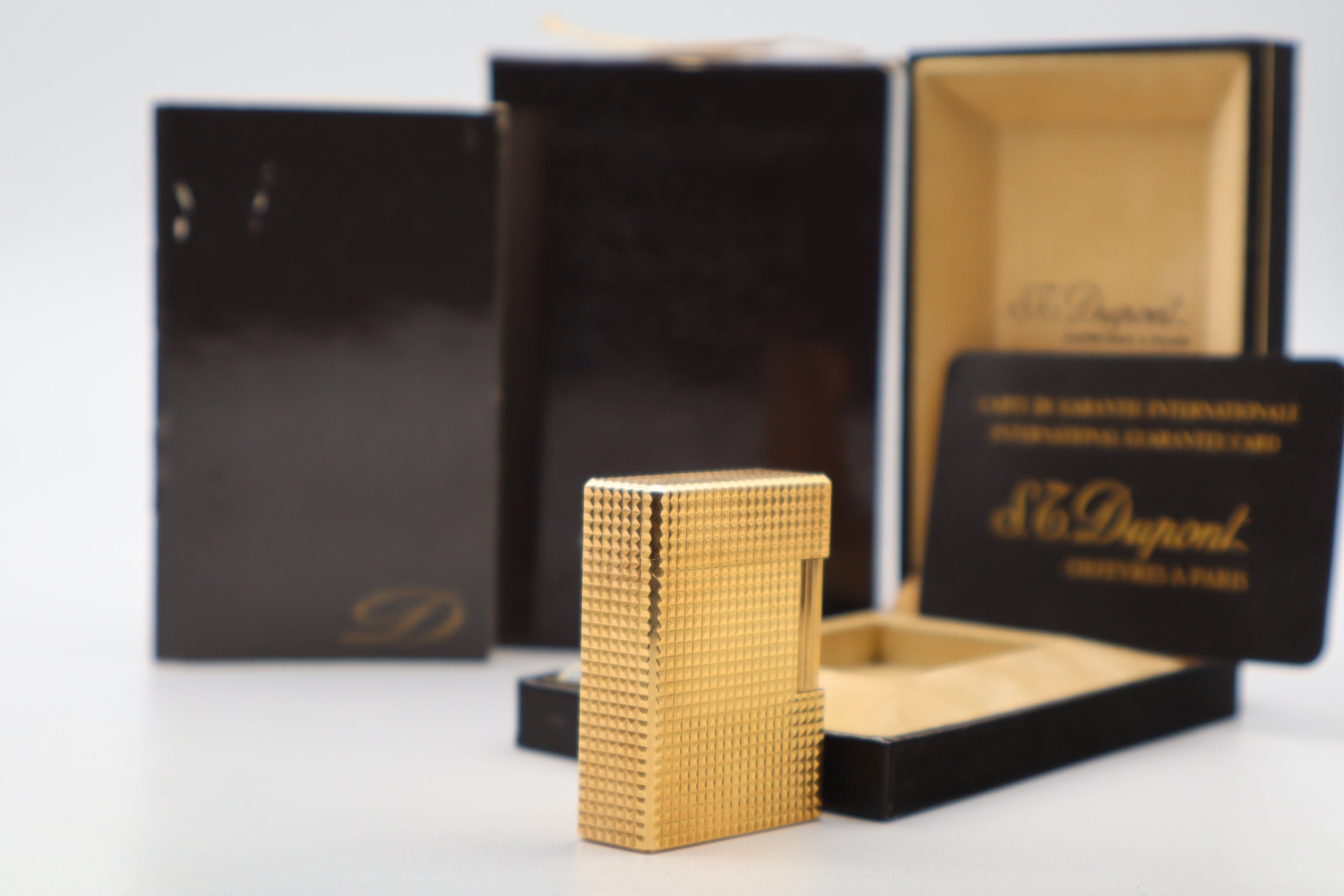 S.T. Dupont Ligne 1 small gold lighter NEW OLD STOCK