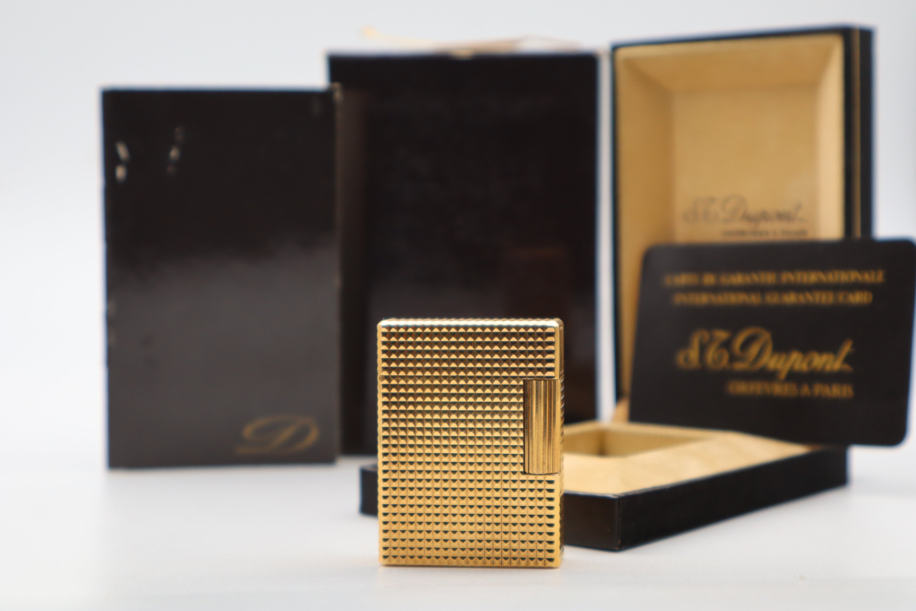 S.T. Dupont Ligne 1 small gold lighter NEW OLD STOCK