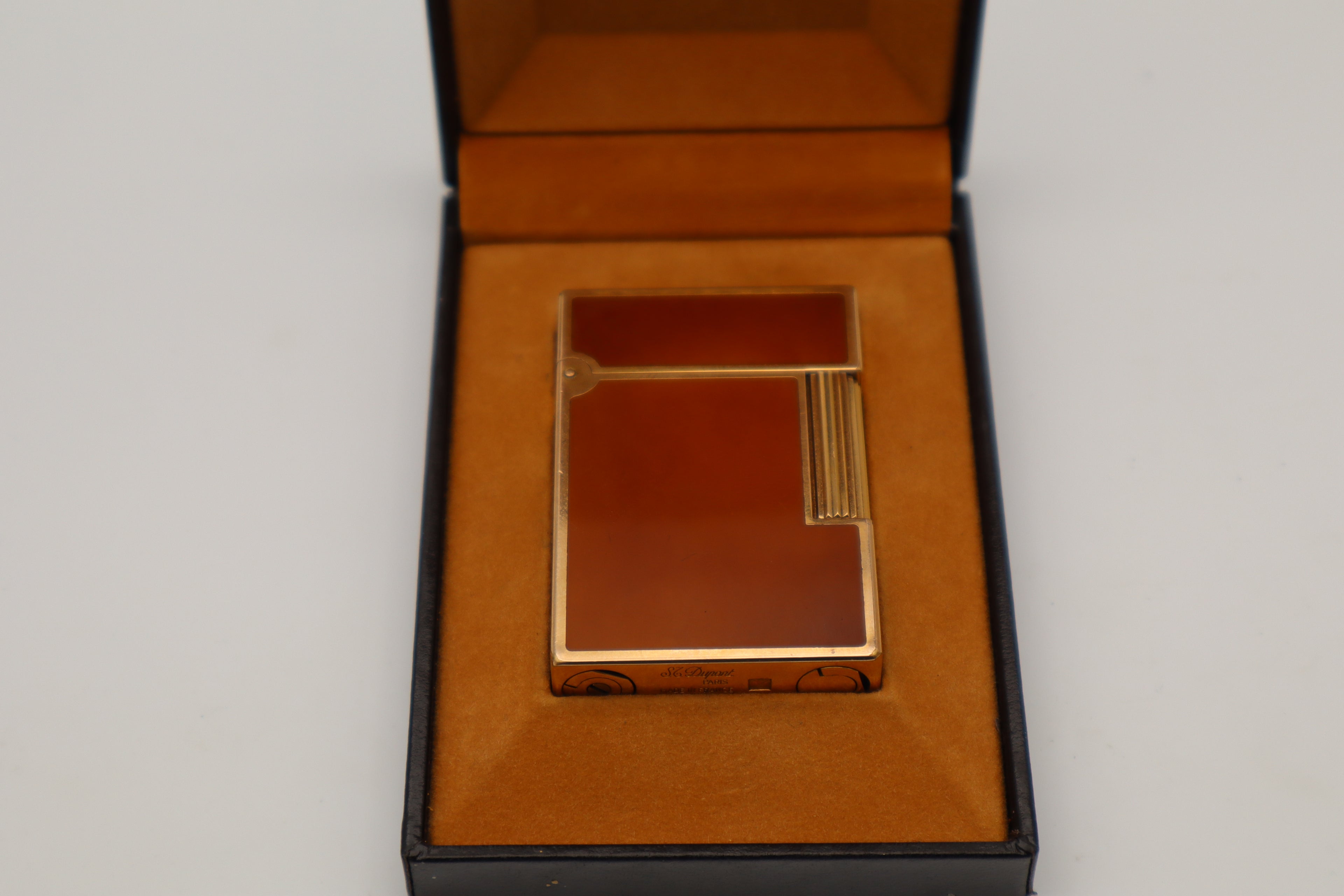 S.T. Dupont Ligne 2 Dual Flame Brown Laque de Chine with box