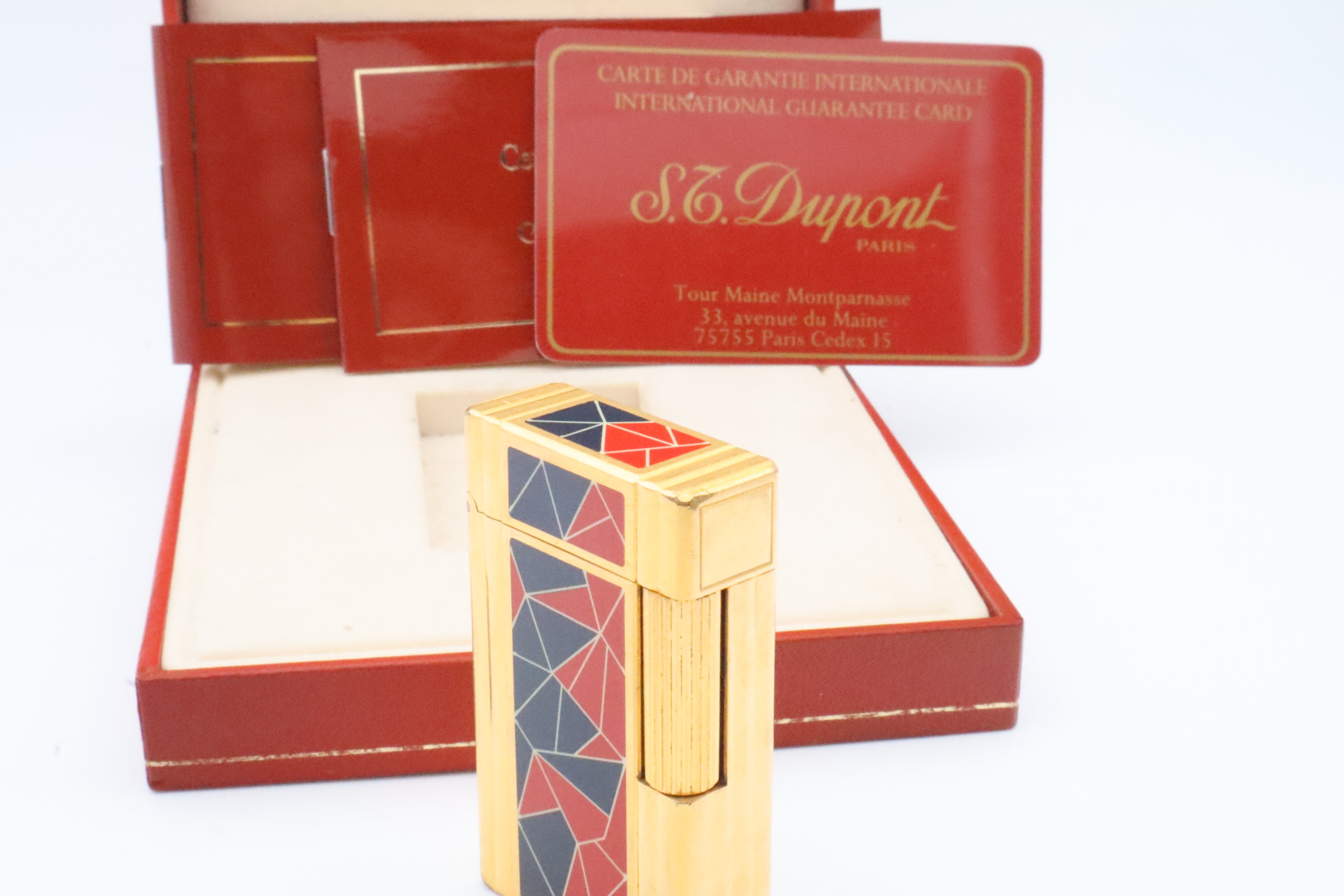 S.T. Dupont Ligne 1 Chinese Laquer Mosaic French Revolution limited edition