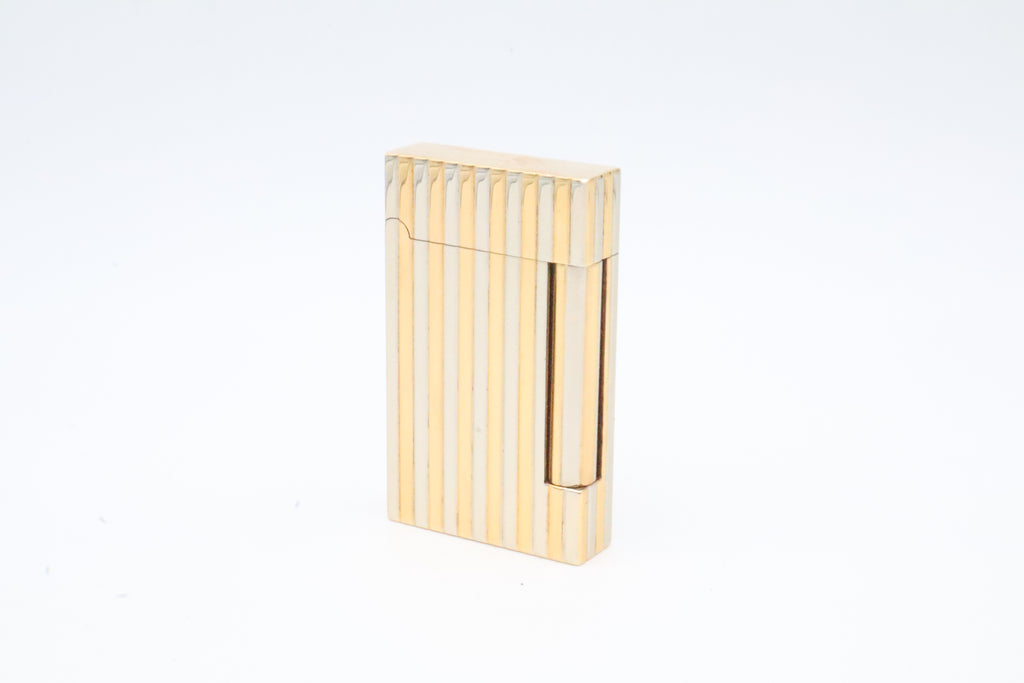 S.T. Dupont Ligne D solid gold front