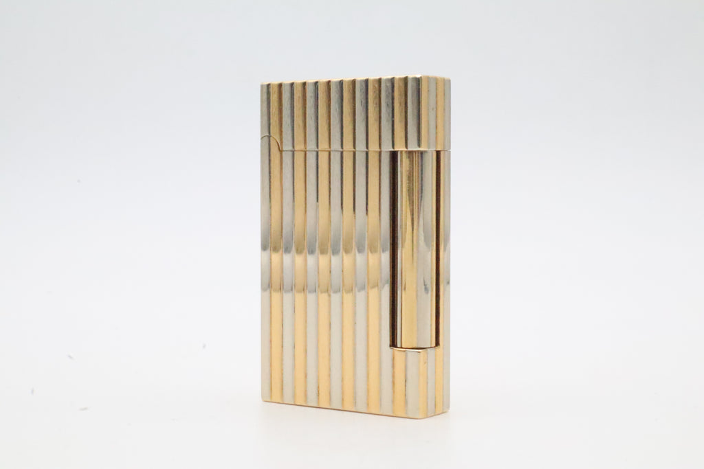 S.T. Dupont Ligne D solid gold front