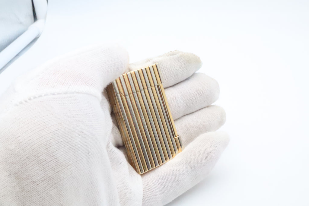 Solid gold S.T. Dupont Ligne D front 