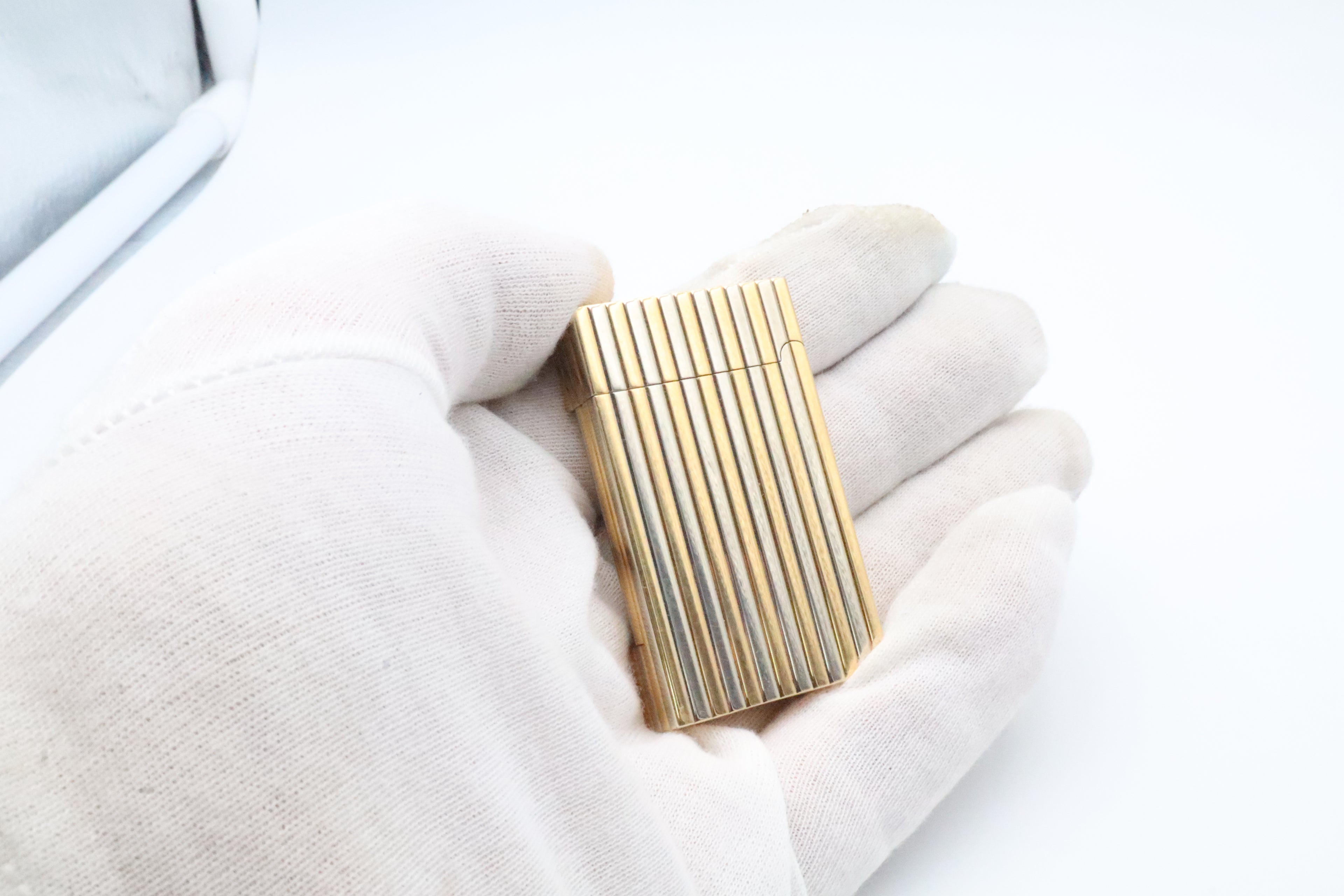 Solid gold s.t. dupont ligne D backside