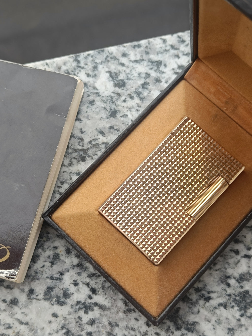 ST Dupont Ligne 1 gold with box and papers