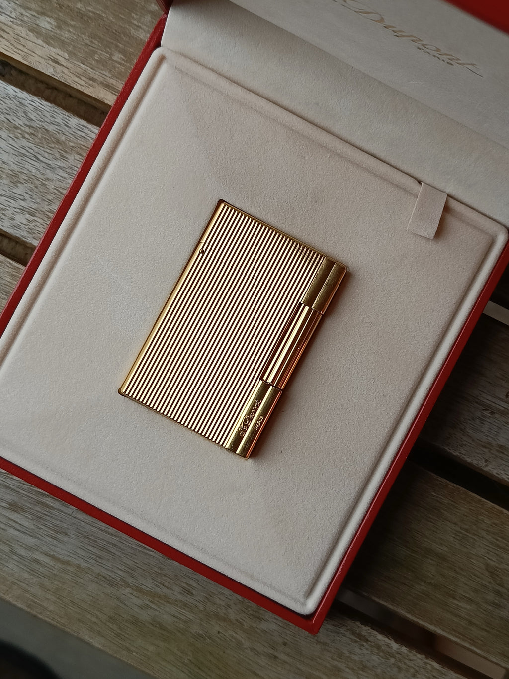 Mint S.T. Dupont Gatsby with box and papers