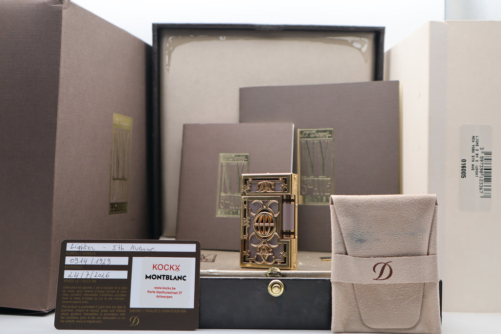 S.T. Dupont New York 5th Avenue Limited Edition lighter NEW OLD STOCK