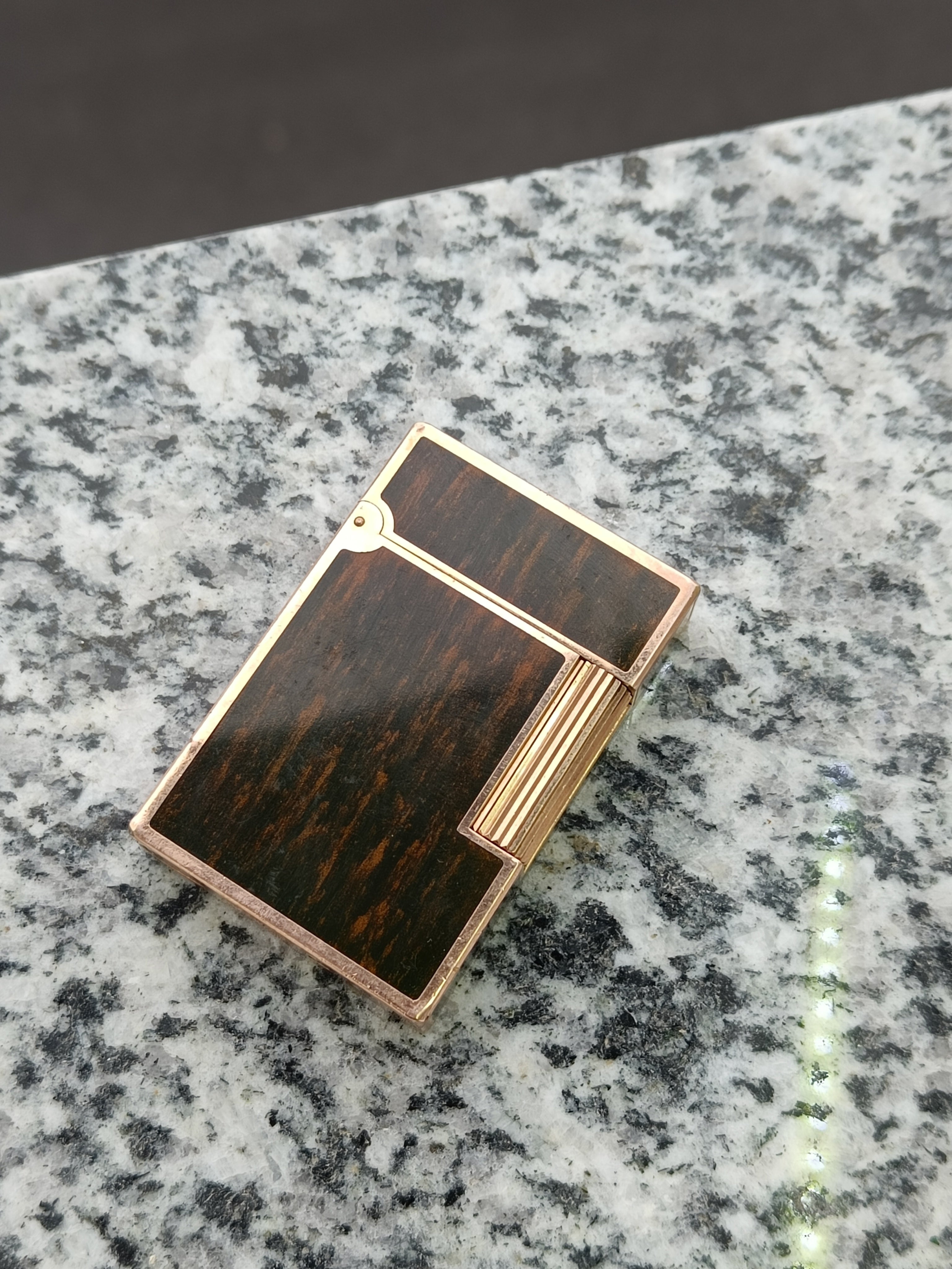 S.T. Dupont Ligne 2 small wood look in laquer ref. 15578