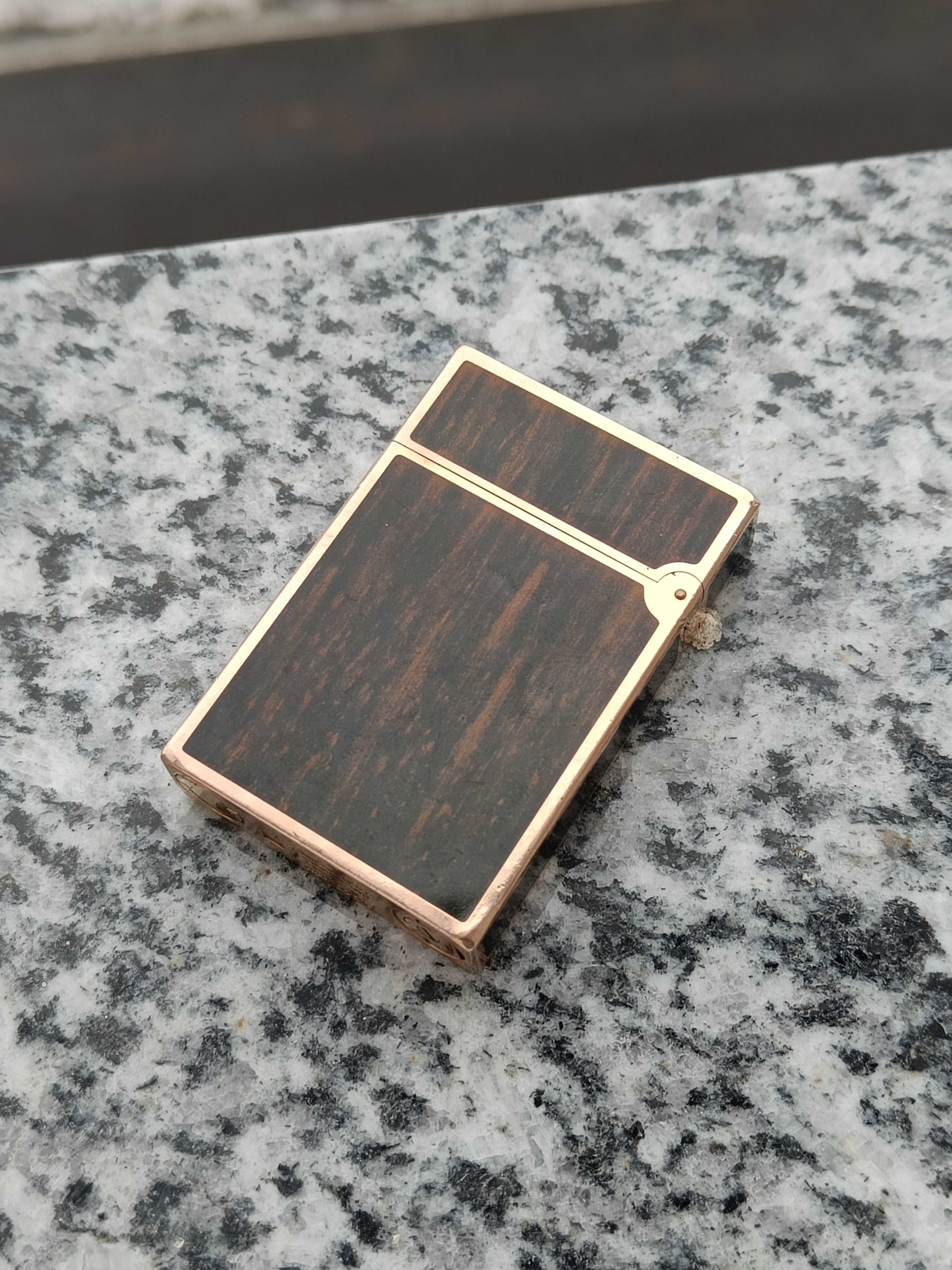 S.T. Dupont Ligne 2 small wood look in laquer ref. 15578