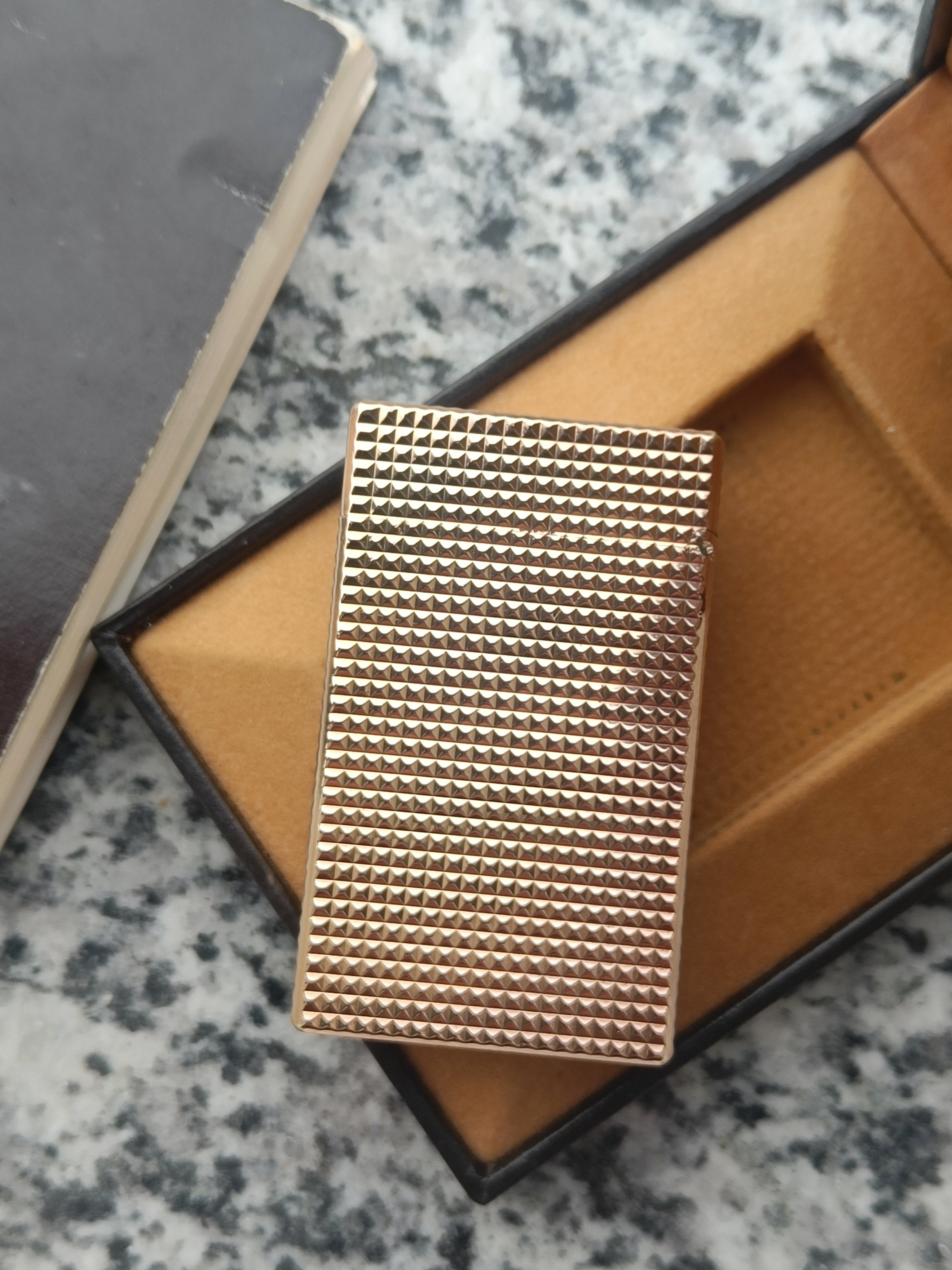 ST Dupont Ligne 1 gold with box and papers