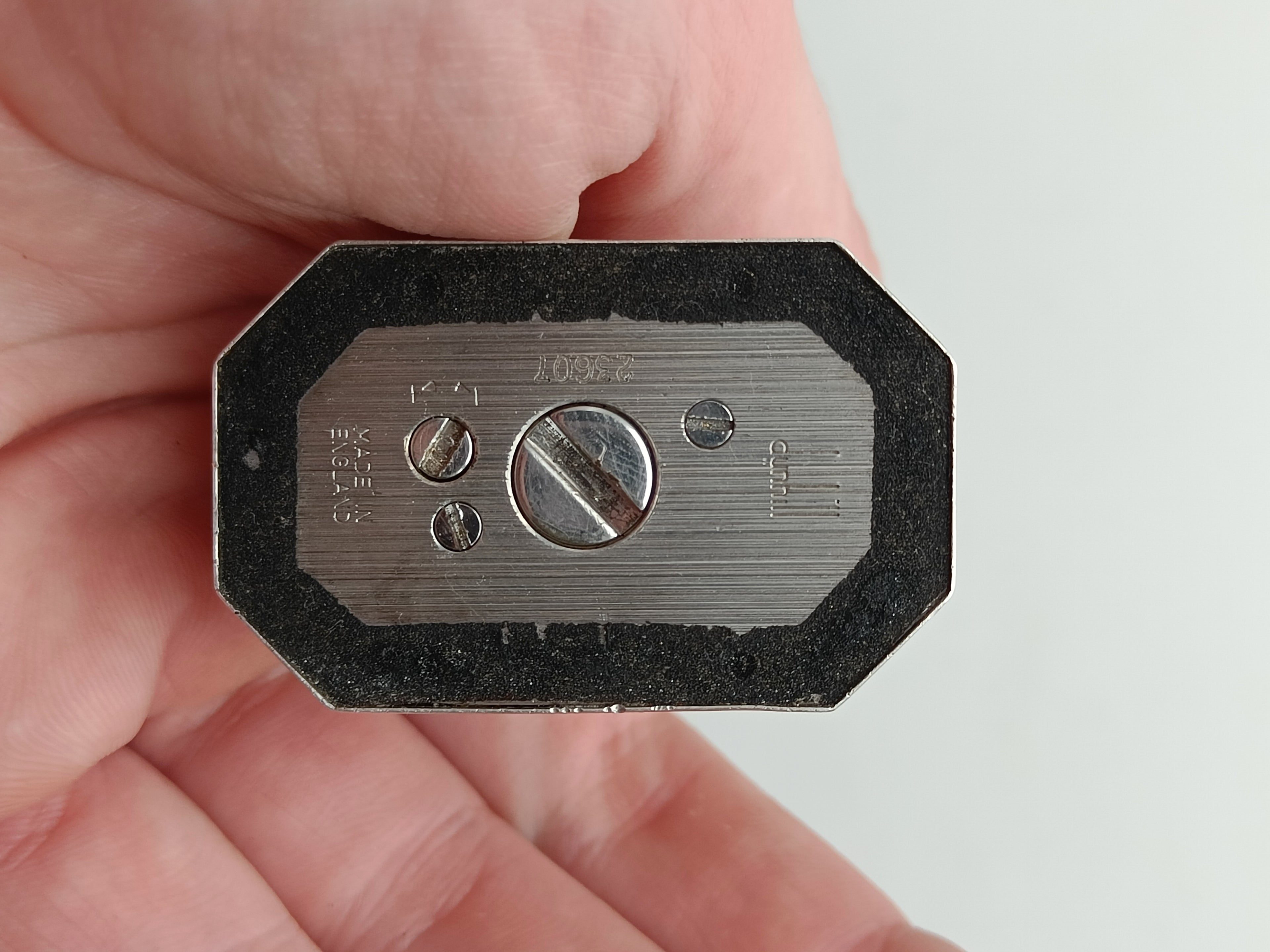 Dunhill Unique Fliparm table lighter silver