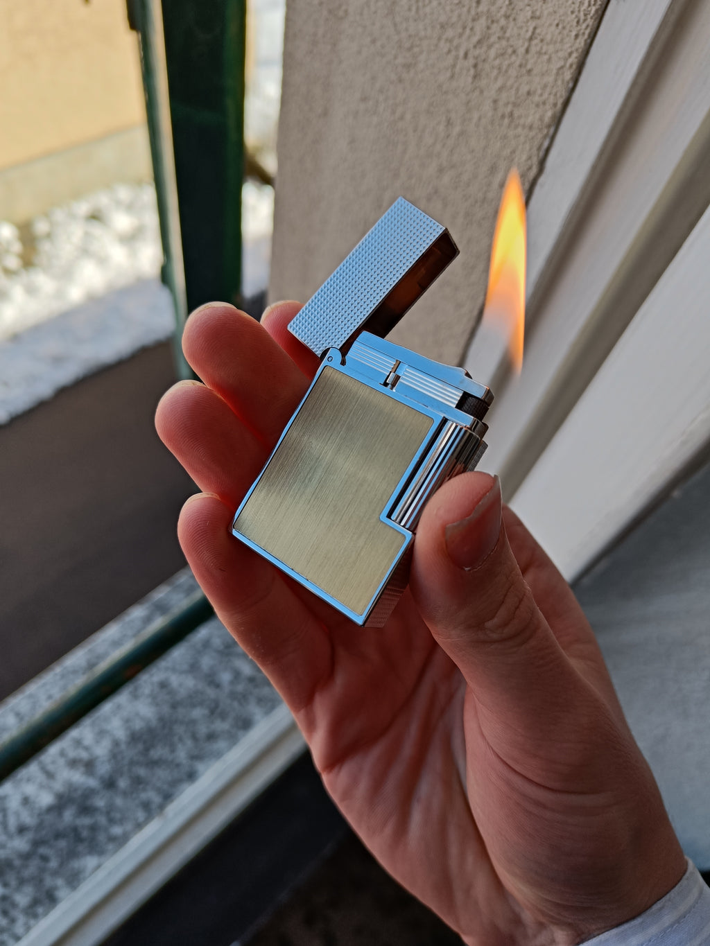 S.T. Dupont Ligne 2 dual flame C18601 perfect ping sound