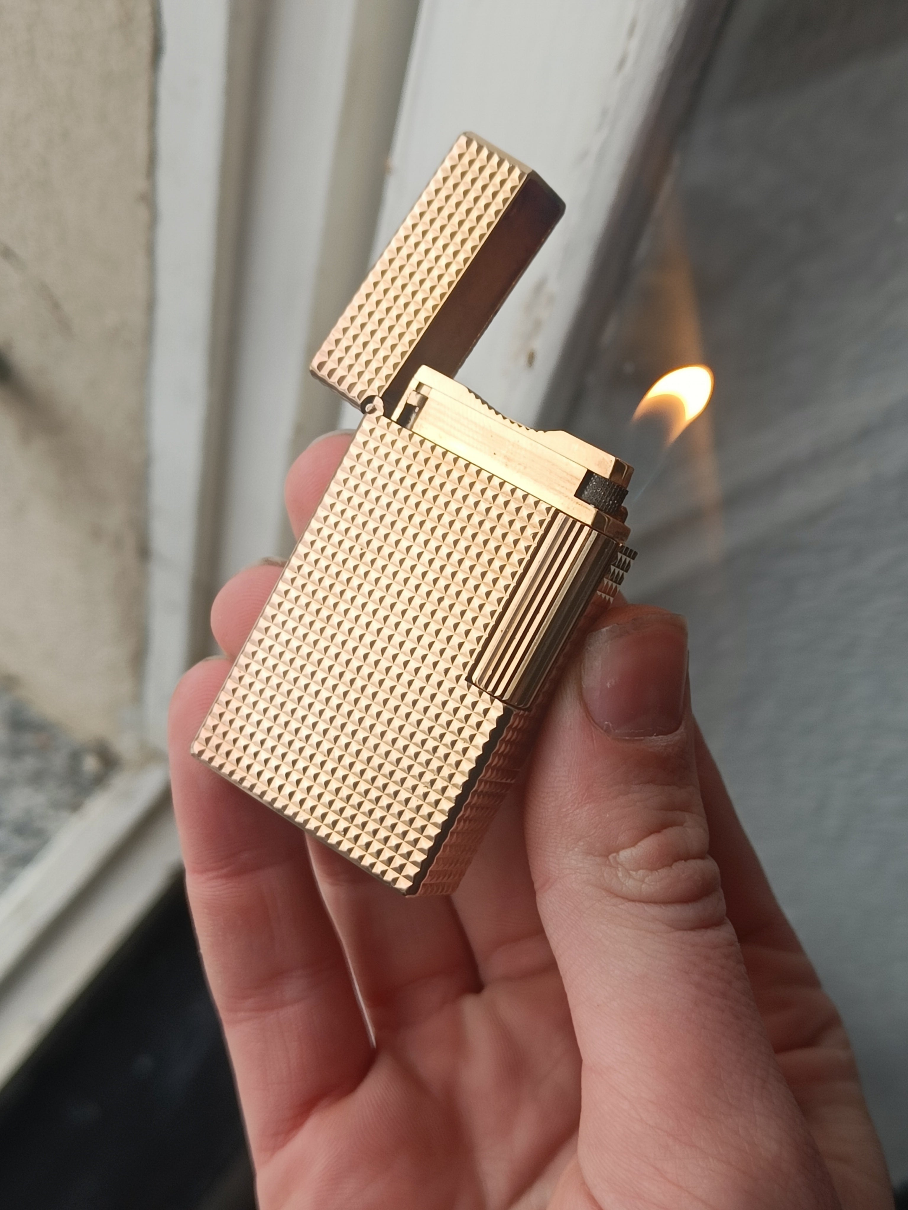 ST Dupont Ligne 1 gold with box and papers