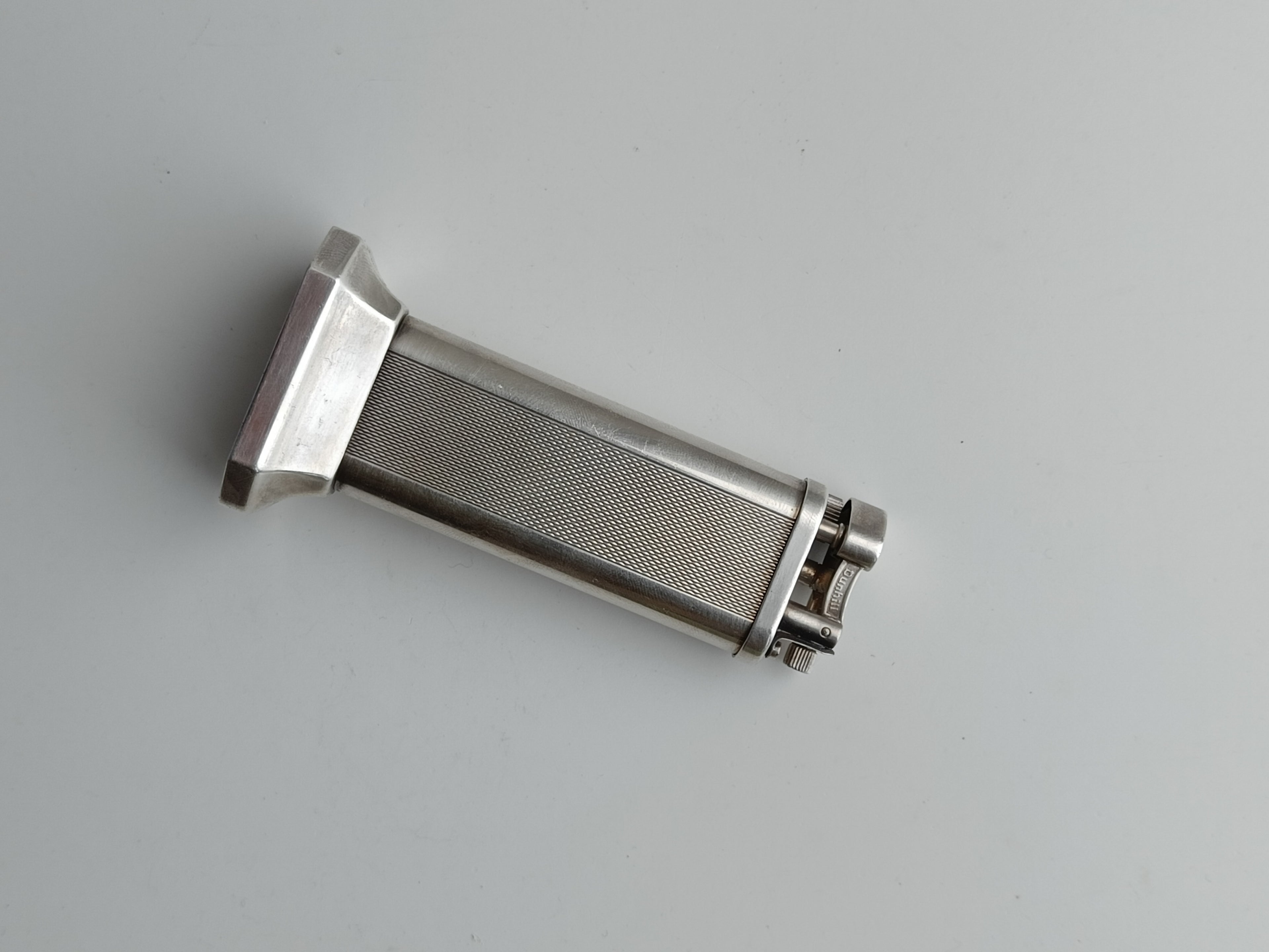 Dunhill Unique Fliparm table lighter silver