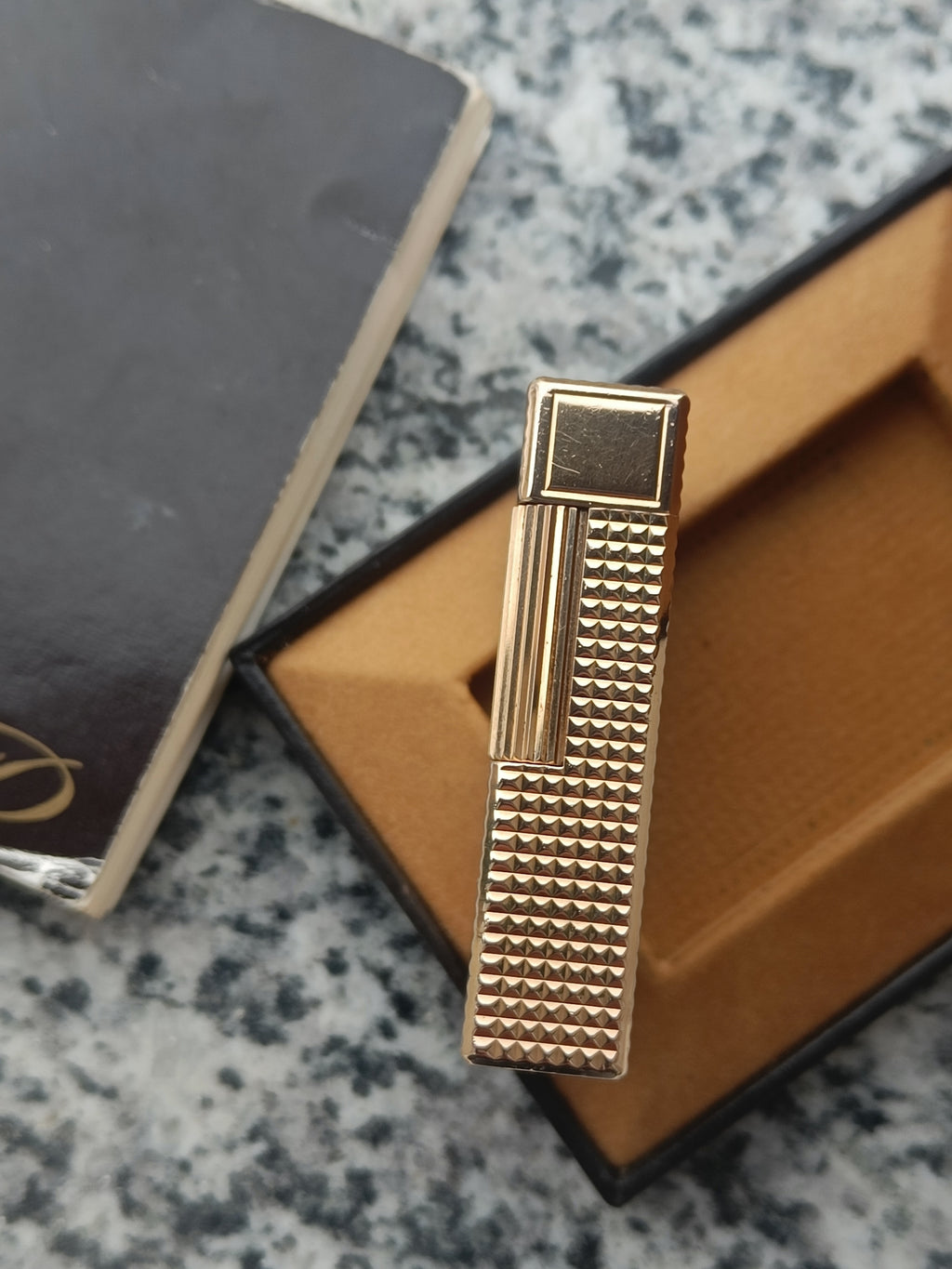 ST Dupont Ligne 1 gold with box and papers