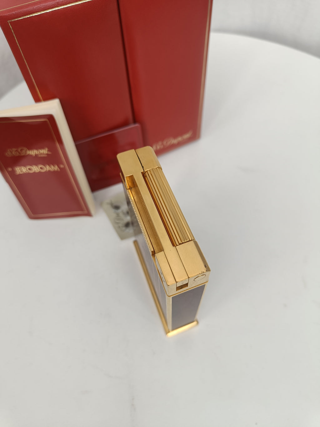 Mint S.T. Dupont Jeroboam Art Deco Laque de Chine ref. 027597 with box and papers