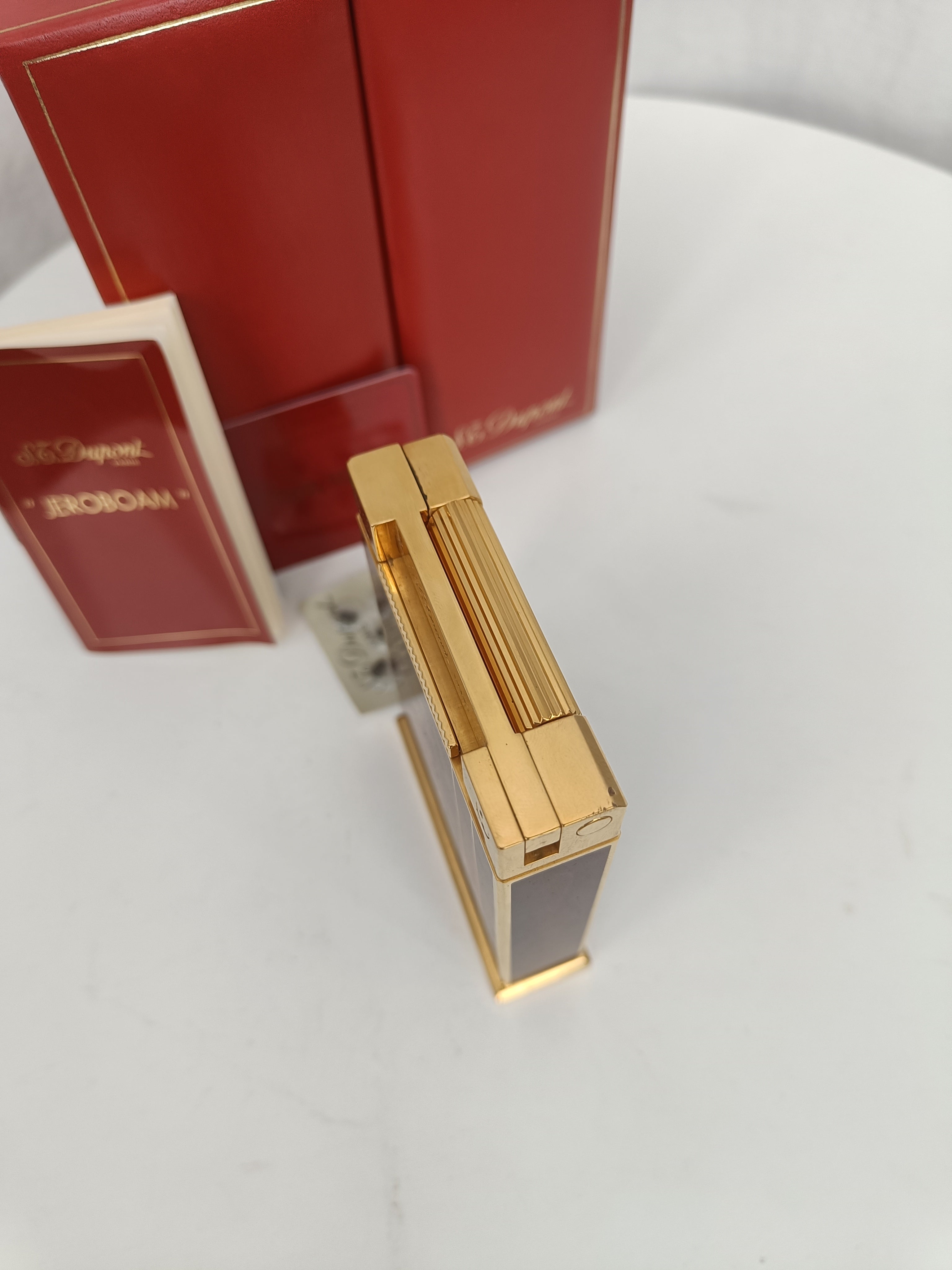 Mint S.T. Dupont Jeroboam Art Deco Laque de Chine ref. 027597 with box and papers