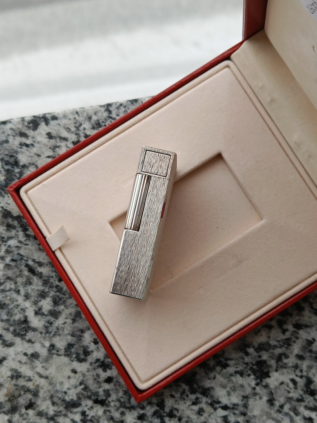 S.T. Dupont Ligne 1 satin look with box and papers