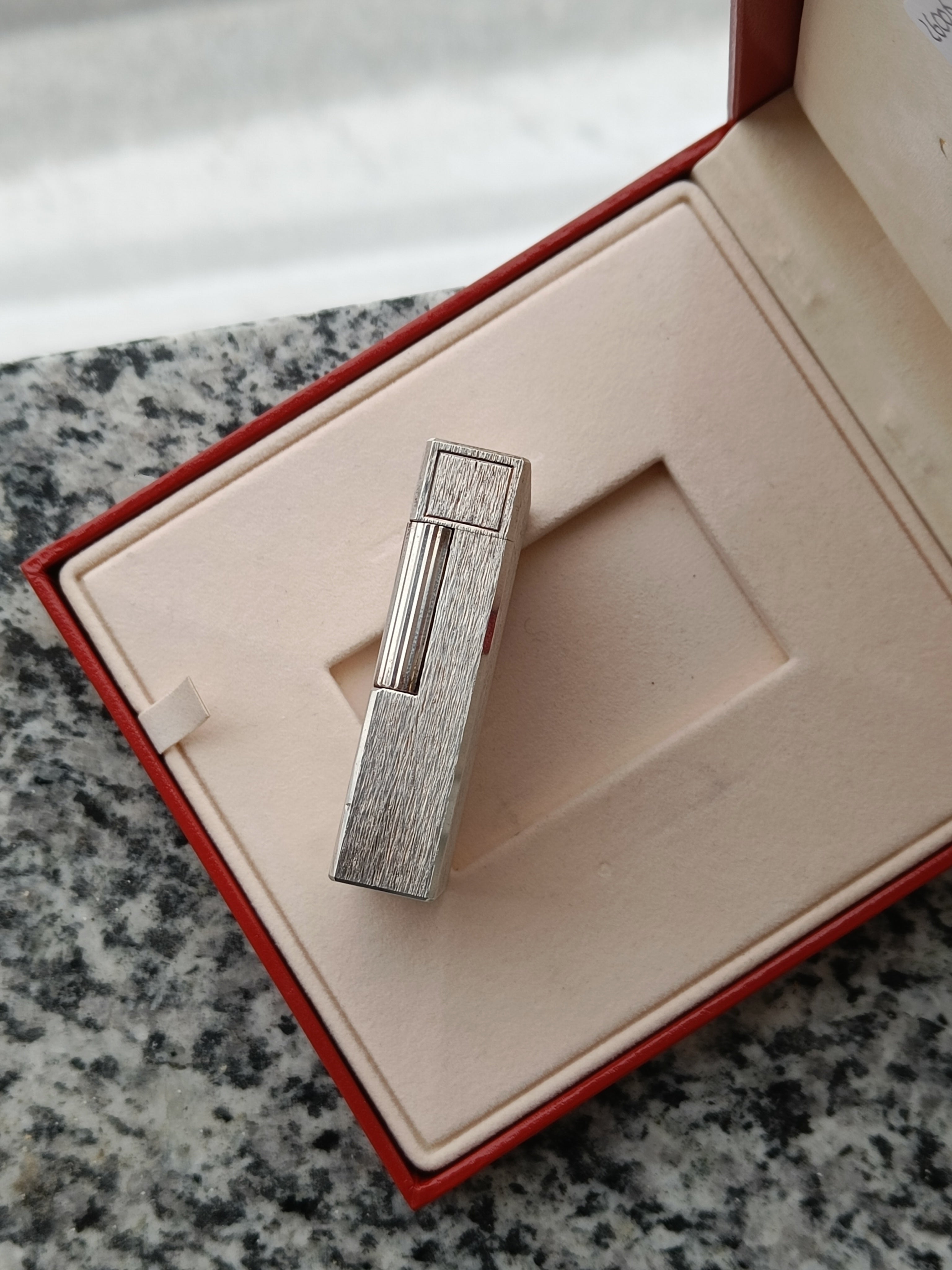 S.T. Dupont Ligne 1 satin look with box and papers