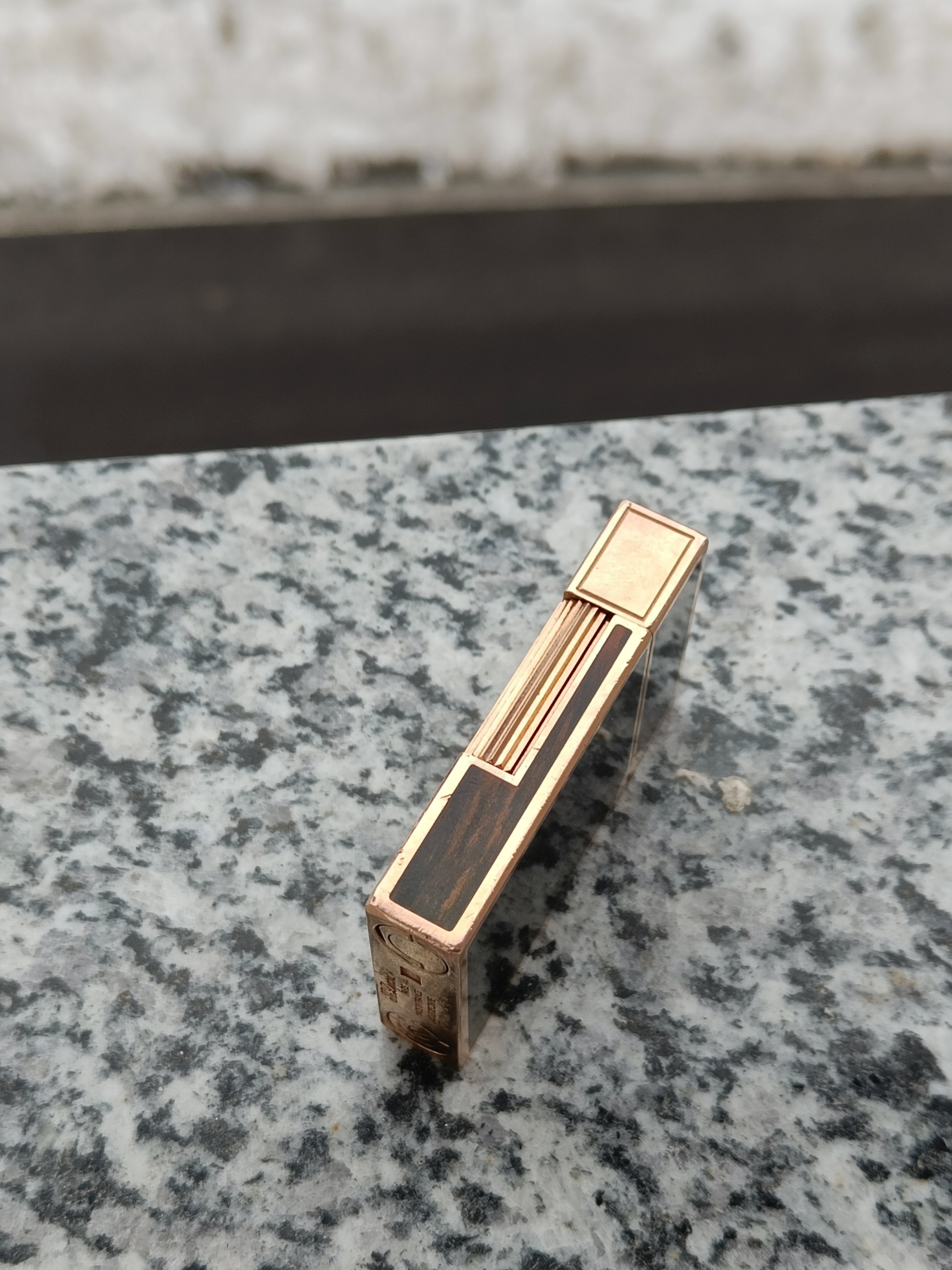 S.T. Dupont Ligne 2 small wood look in laquer ref. 15578