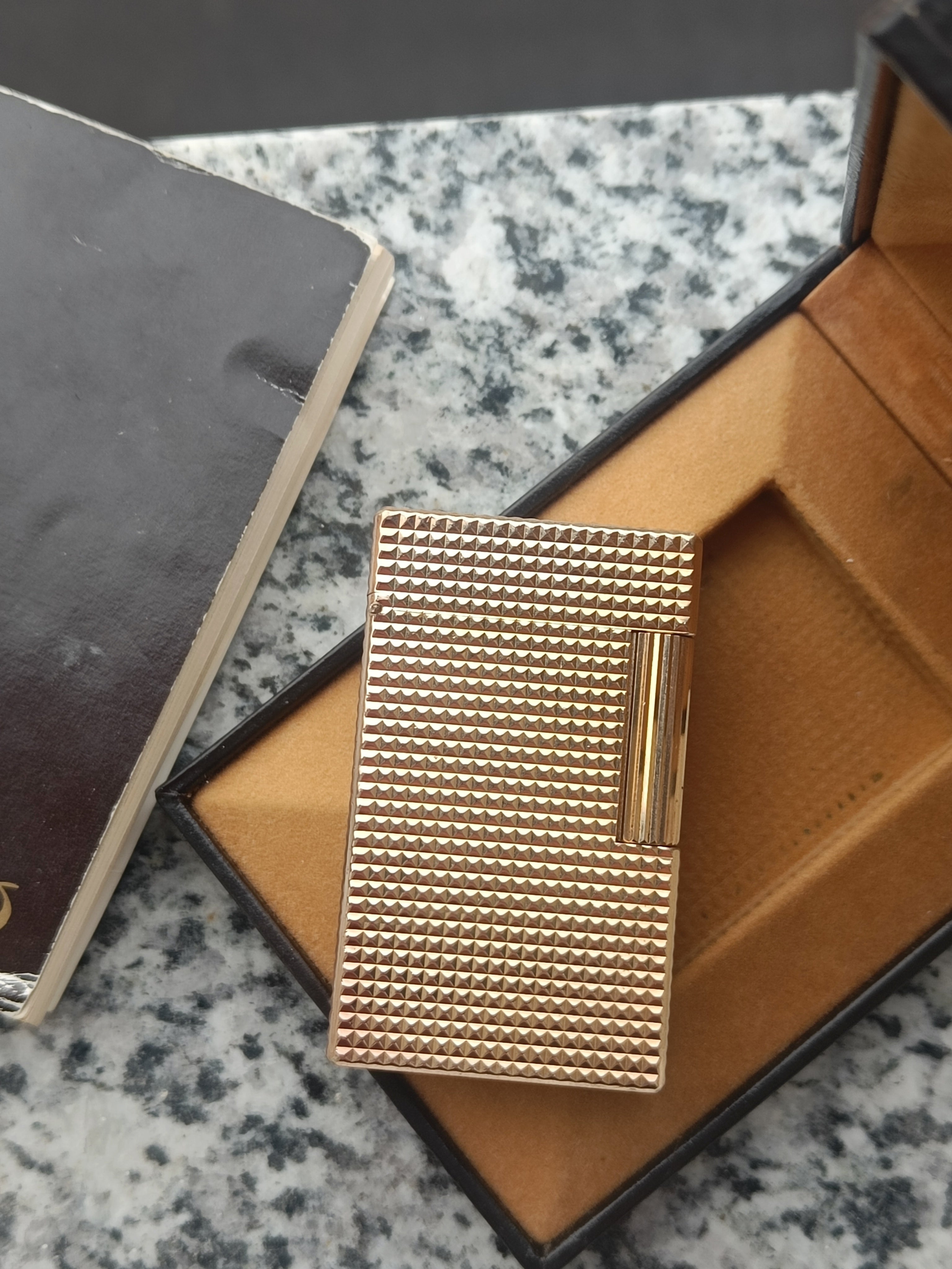 ST Dupont Ligne 1 gold with box and papers