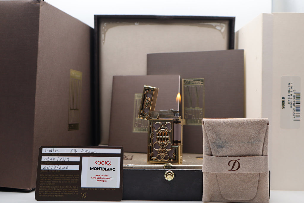 S.T. Dupont New York 5th Avenue Limited Edition lighter NEW OLD STOCK