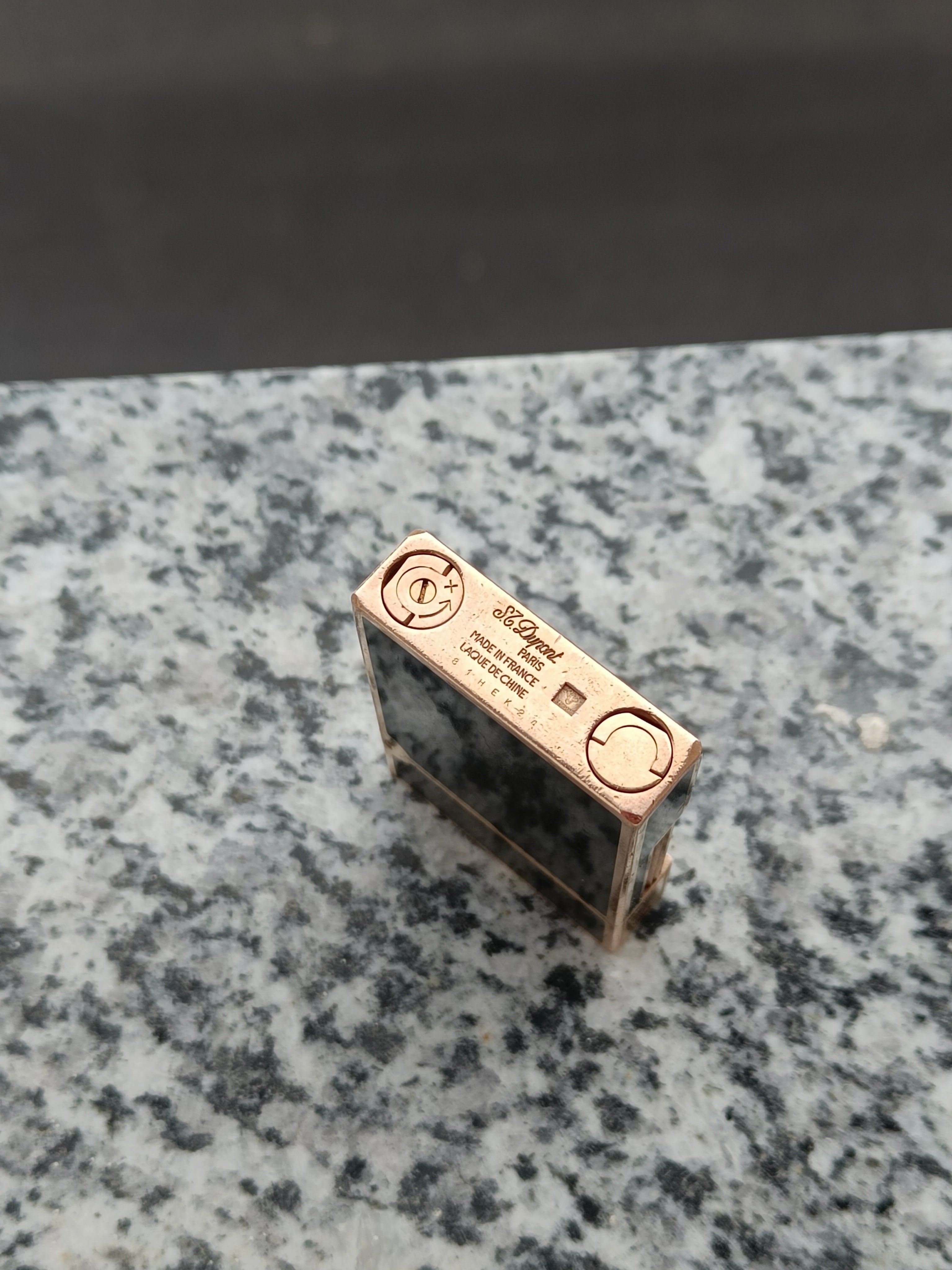 S.T. Dupont Ligne 2 small wood look in laquer ref. 15578