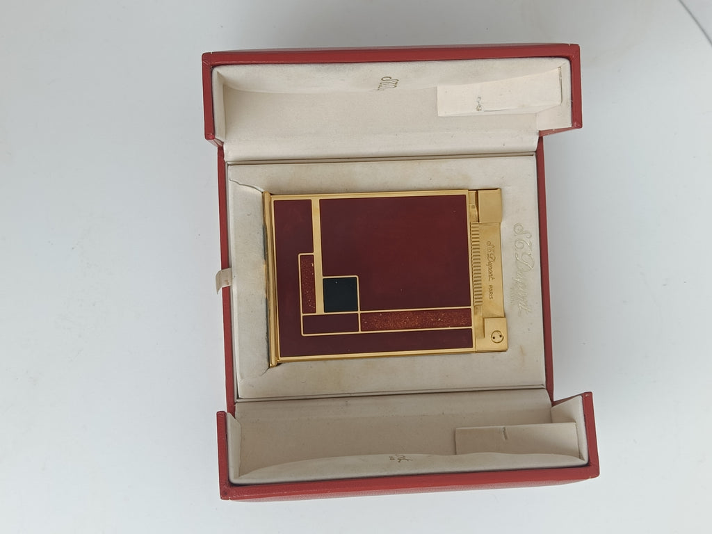 Mint S.T. Dupont Jeroboam Art Deco Laque de Chine ref. 027597 with box and papers