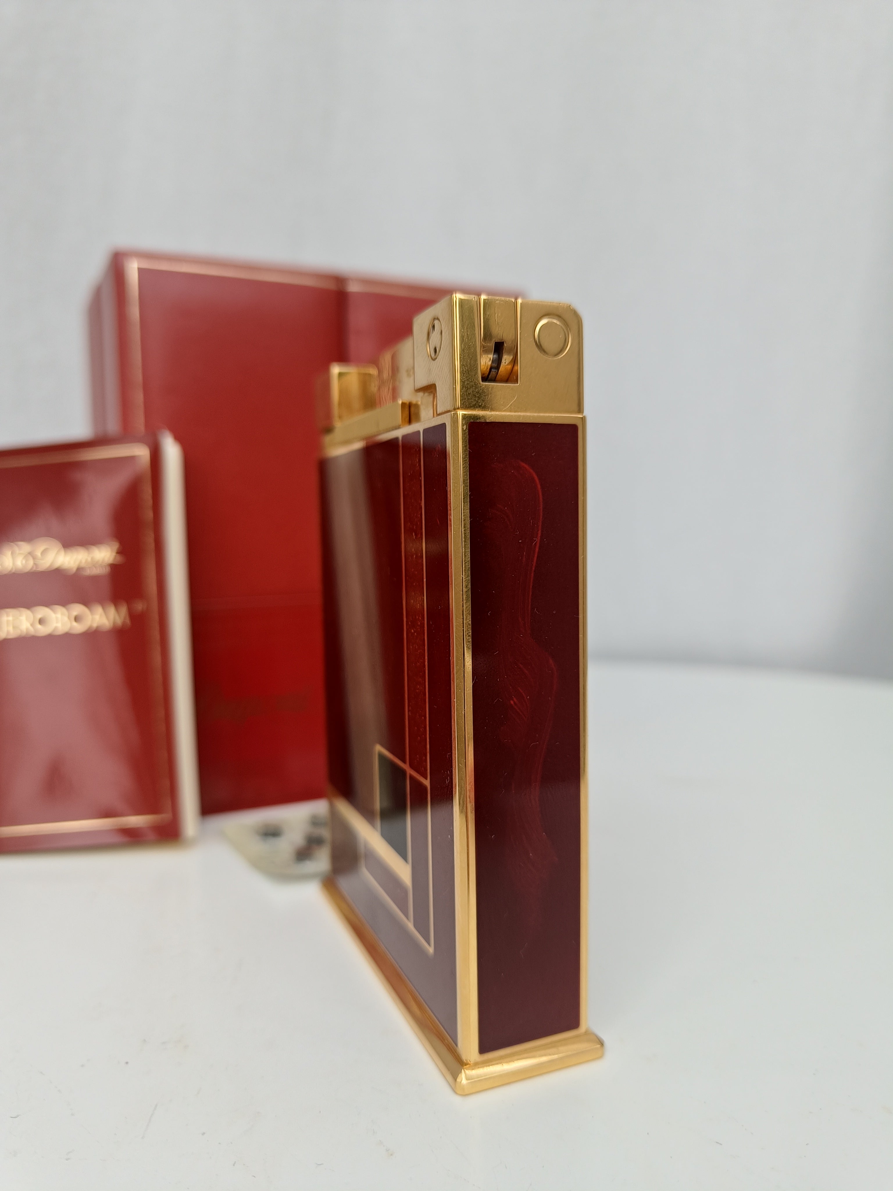 Mint S.T. Dupont Jeroboam Art Deco Laque de Chine ref. 027597 with box and papers
