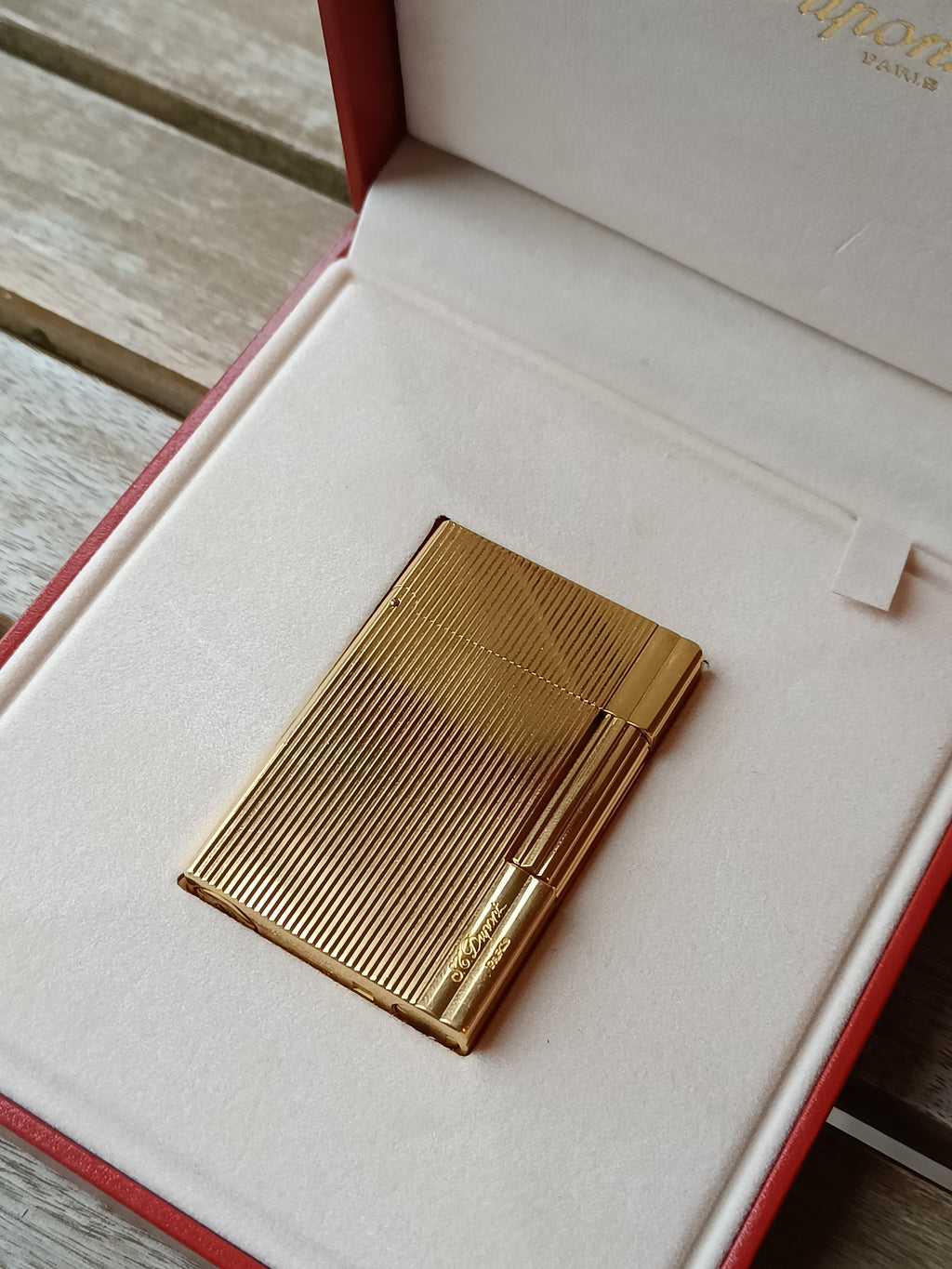 Mint S.T. Dupont Gatsby with box and papers