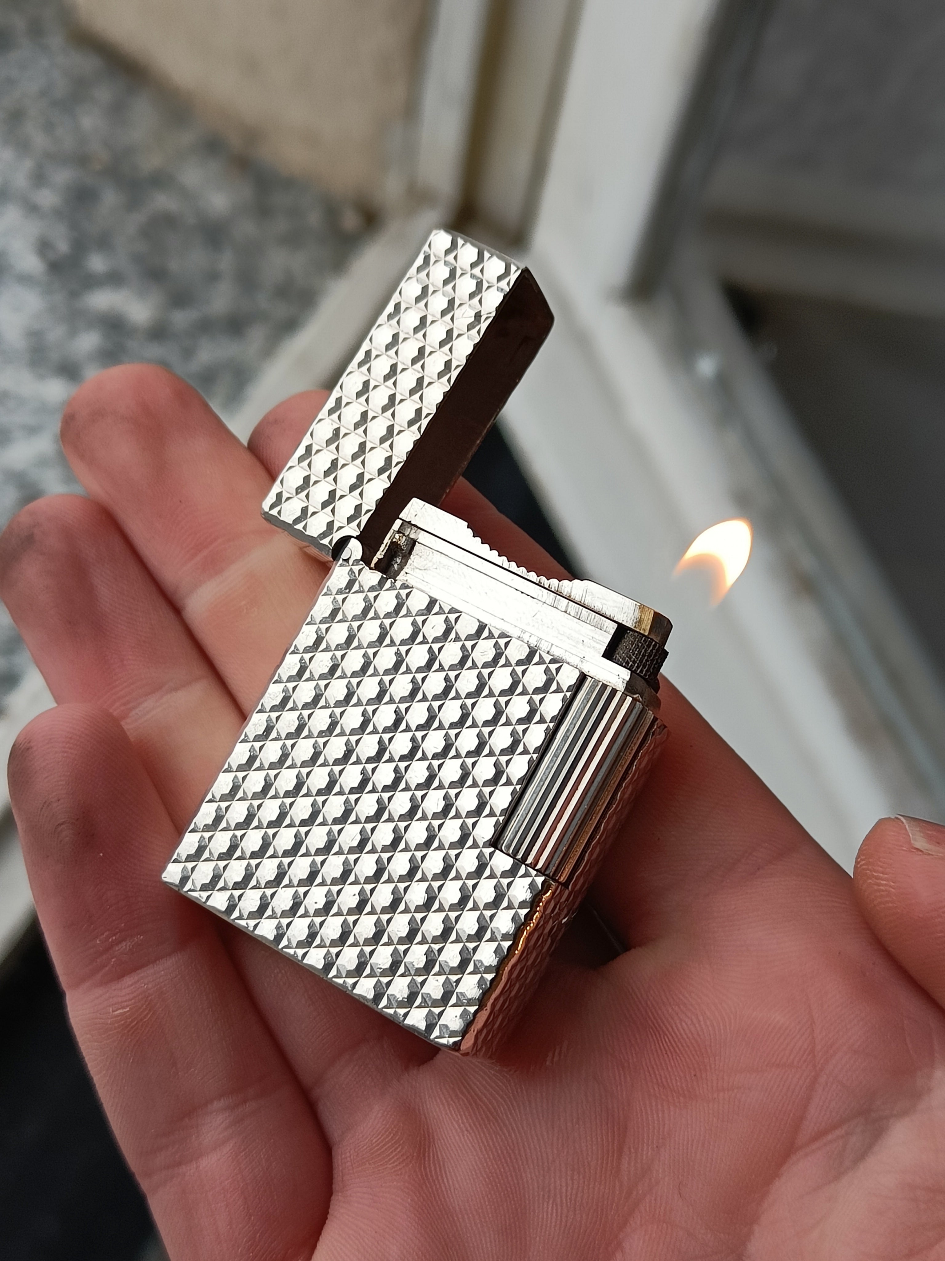 ST Dupont Ligne 1 small silver | Avenue of Aesthetic