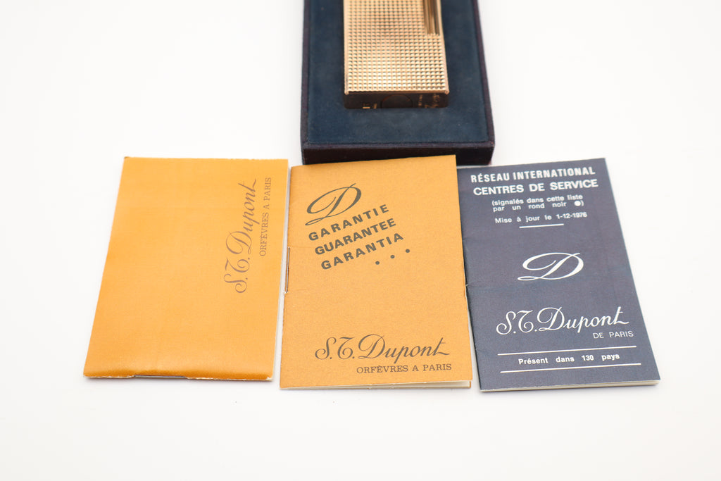S.T. Dupont ligne 1 Gold Diamond Tip - mint condition