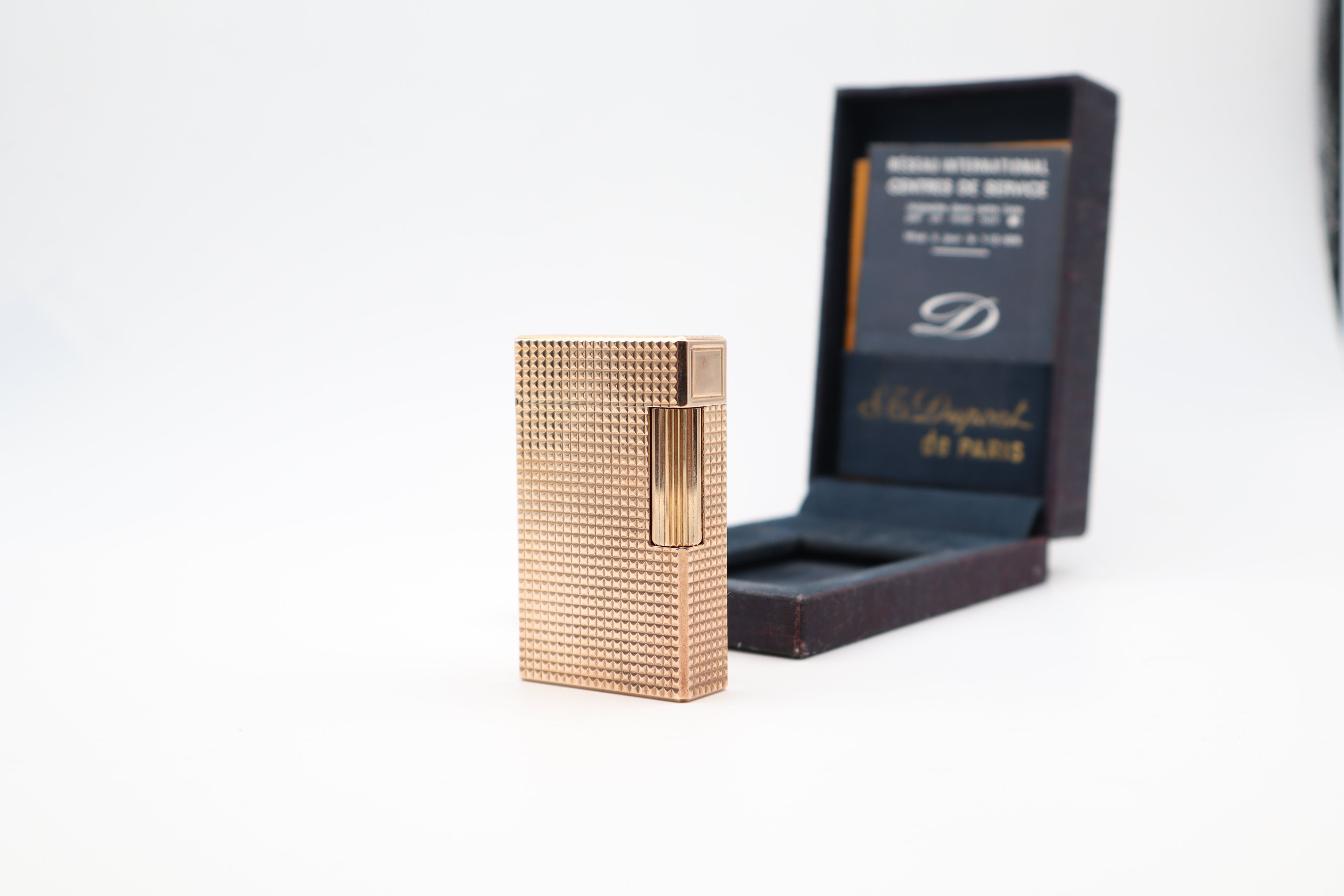 S.T. Dupont ligne 1 Gold Diamond Tip - mint condition