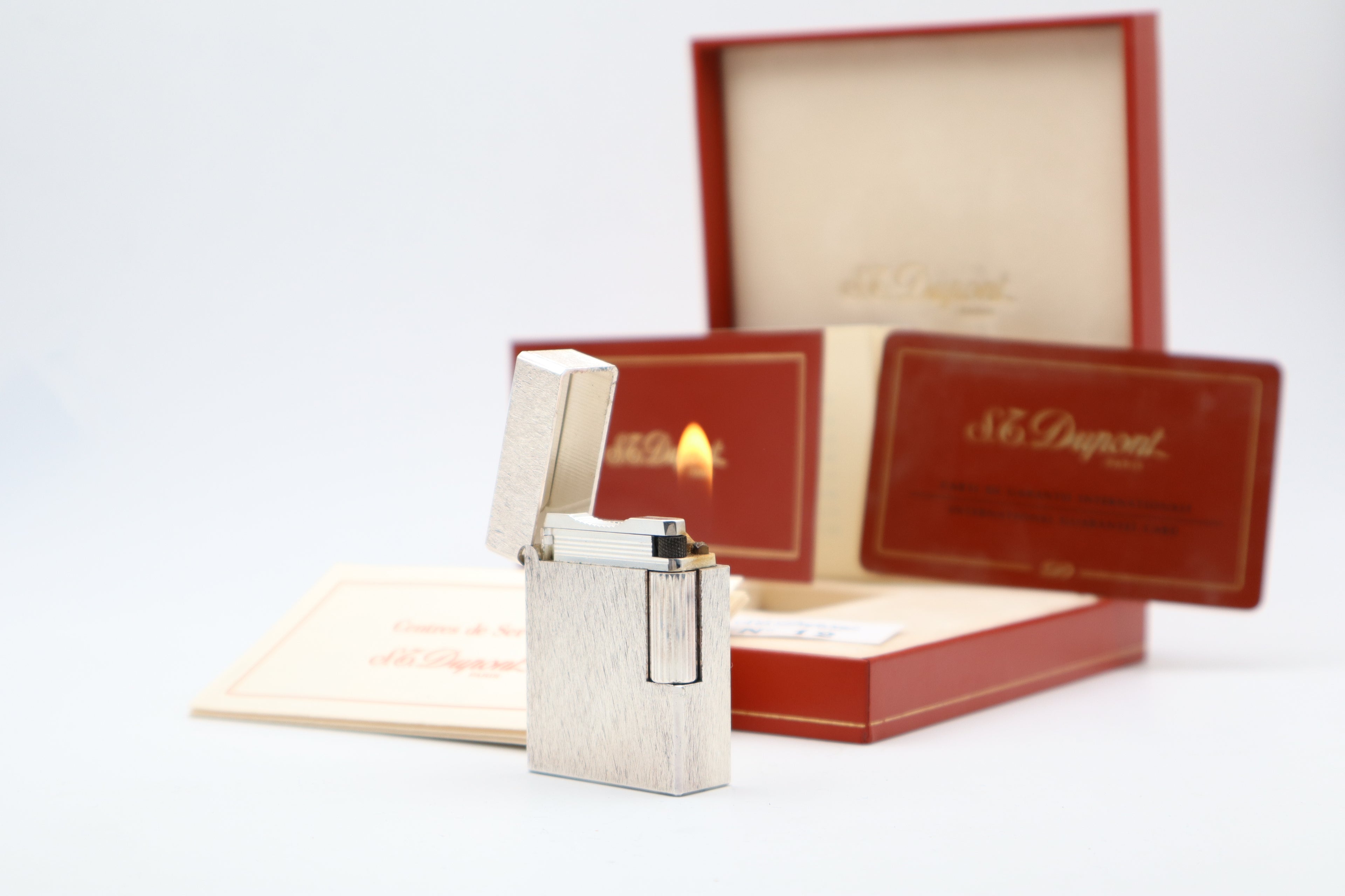 S.T. Dupont Ligne 1 Satin Silver - mint condition