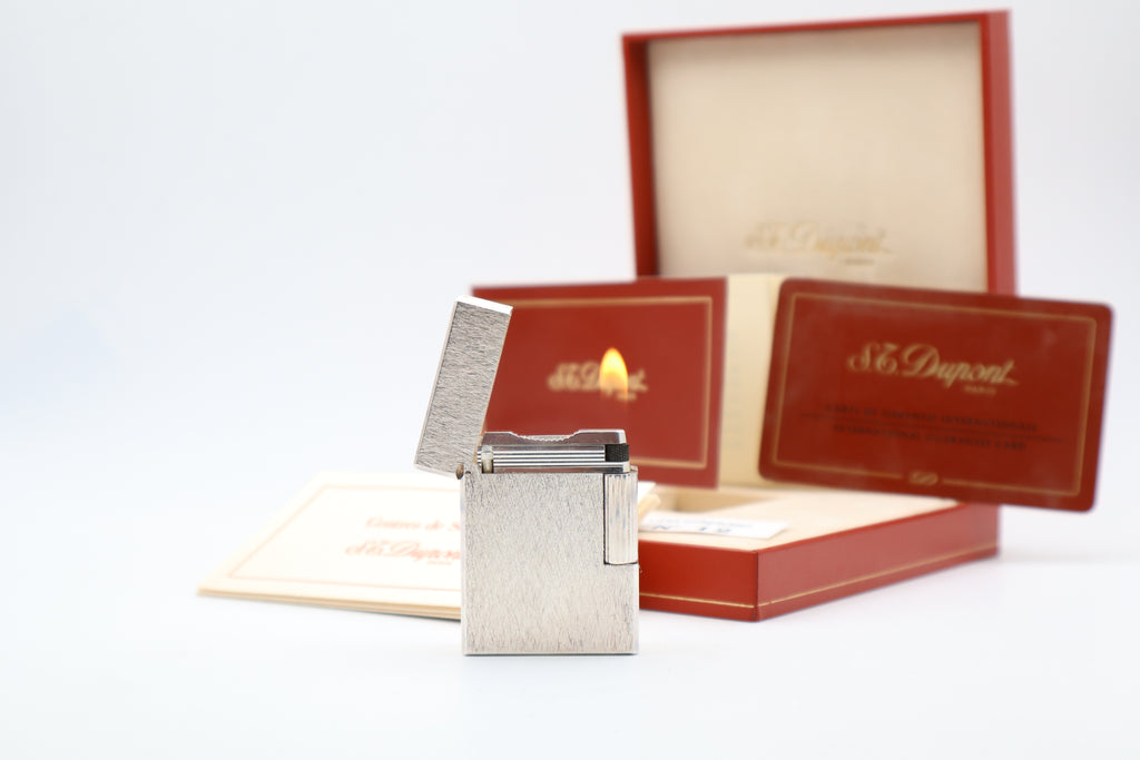 S.T. Dupont Ligne 1 Satin Silver - mint condition