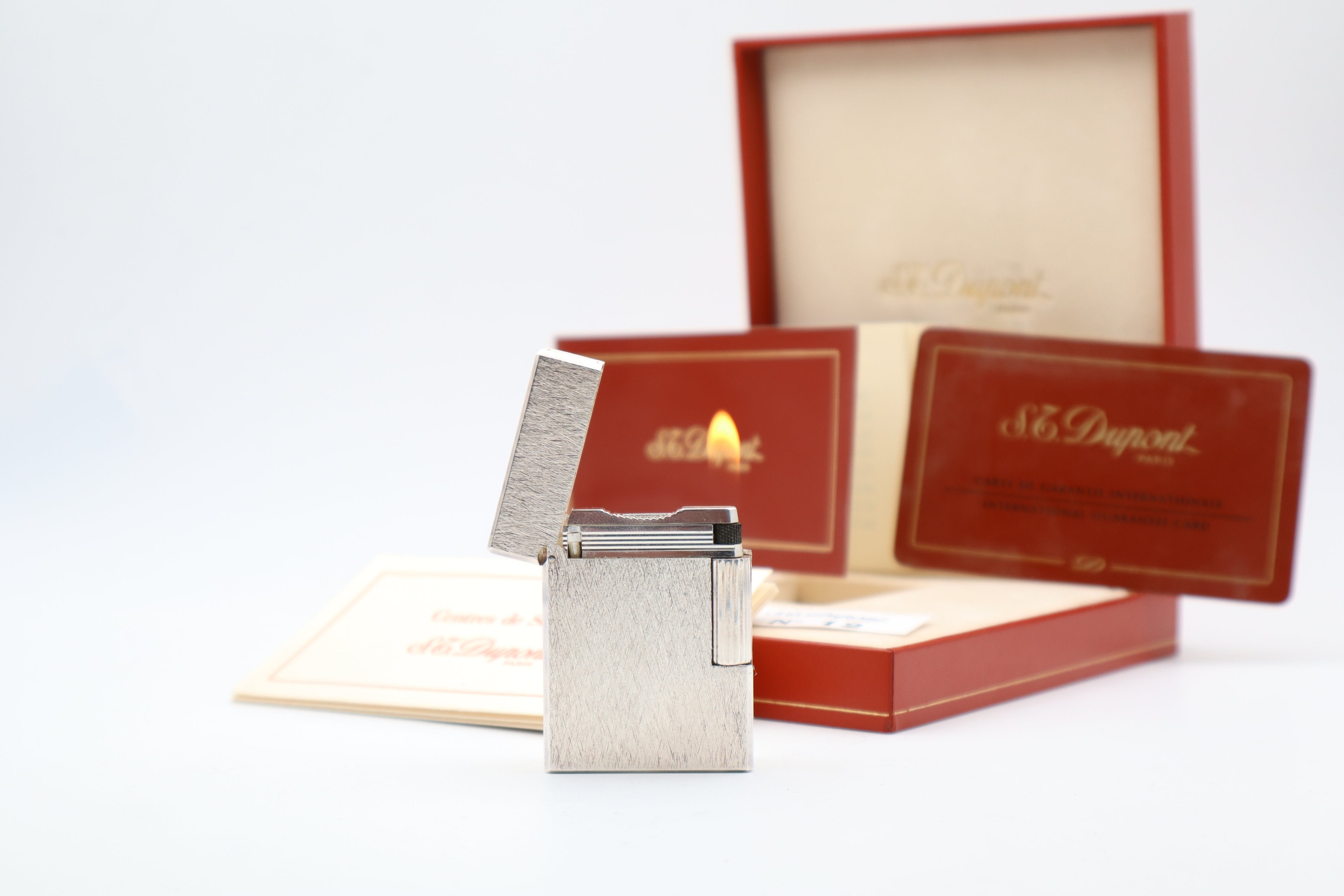 S.T. Dupont Ligne 1 Satin Silver - mint condition