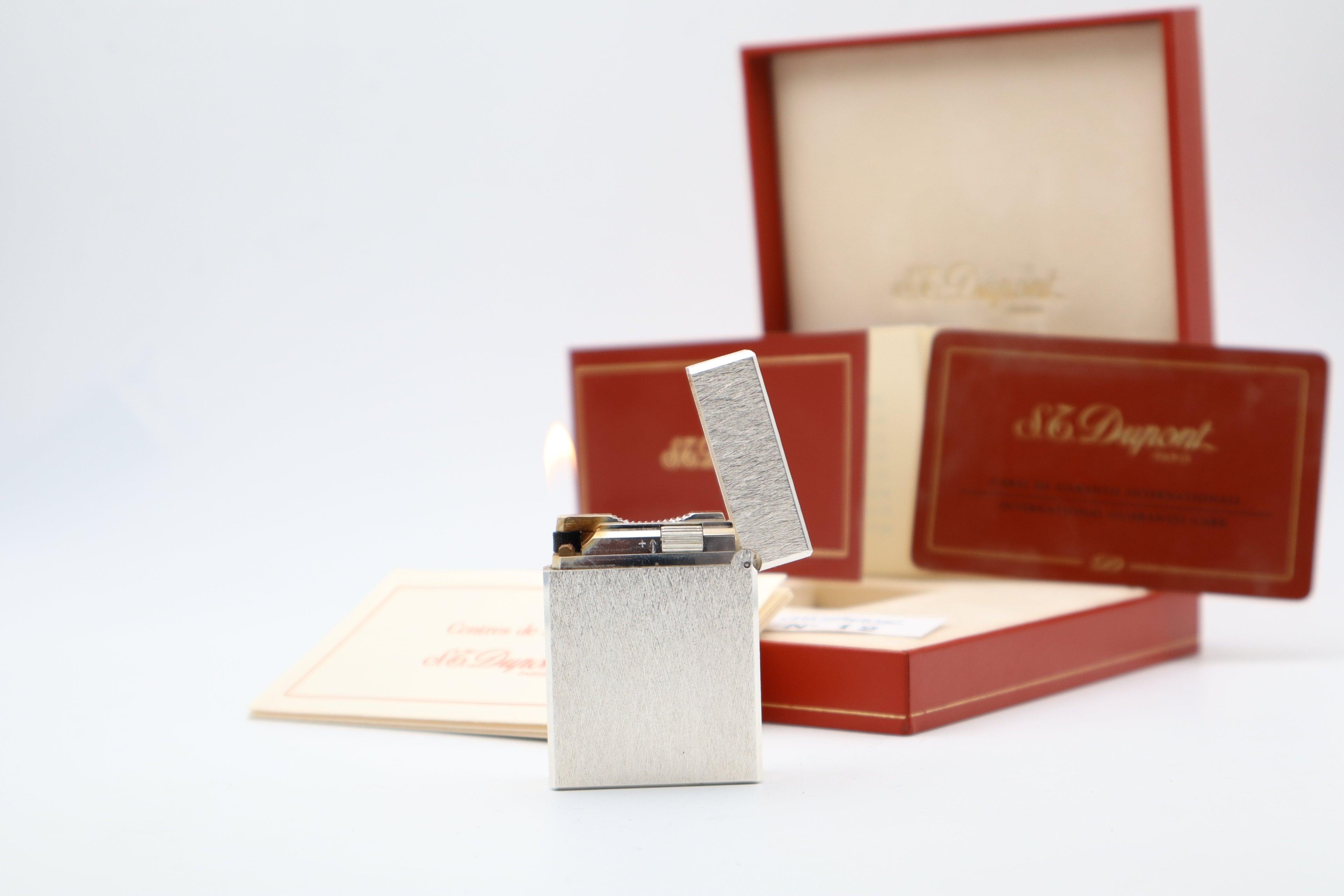S.T. Dupont Ligne 1 Satin Silver - mint condition