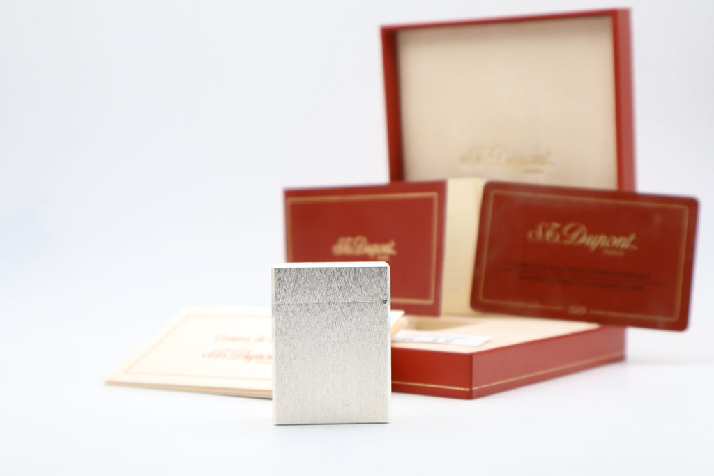 S.T. Dupont Ligne 1 Satin Silver - mint condition