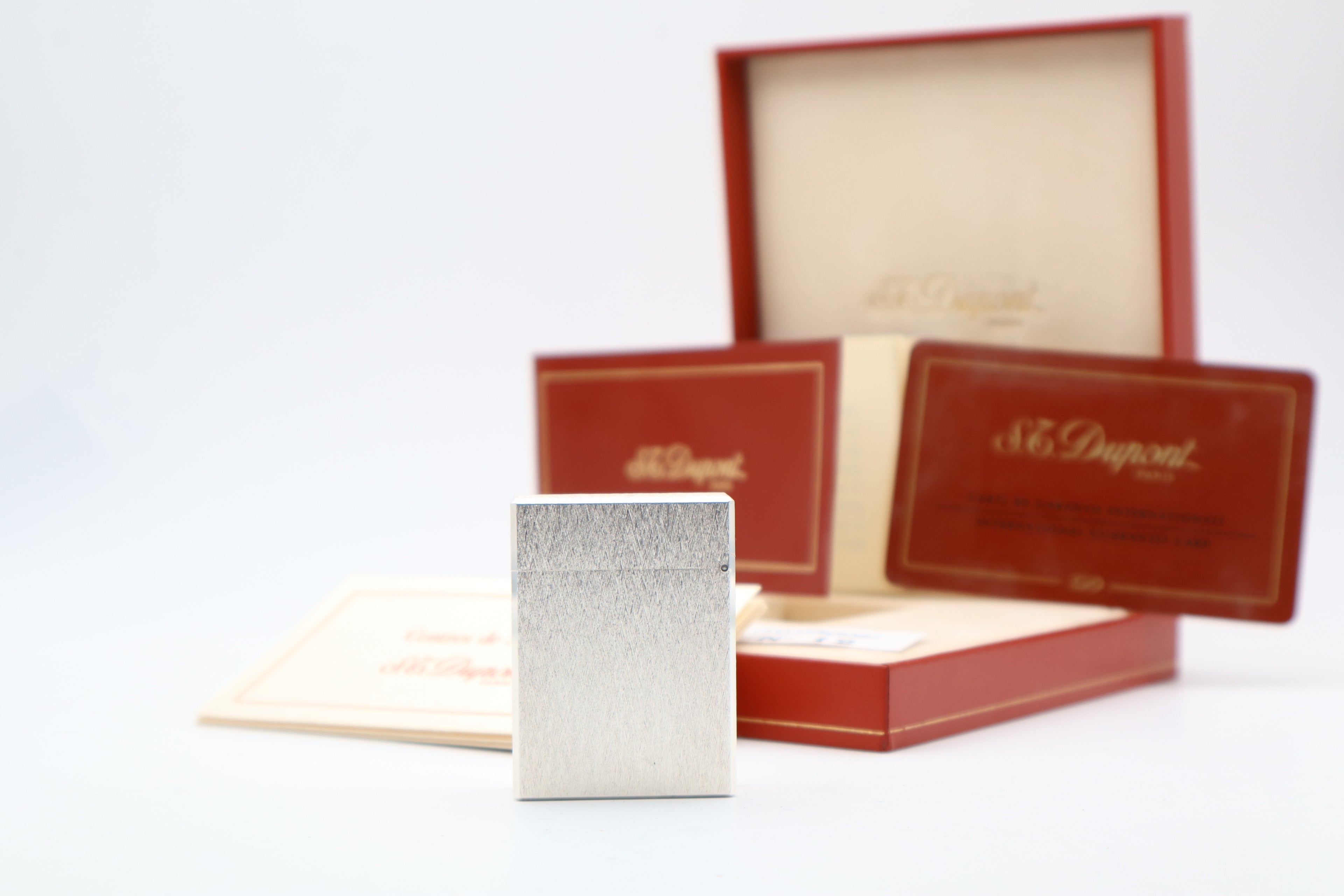 S.T. Dupont Ligne 1 Satin Silver - mint condition
