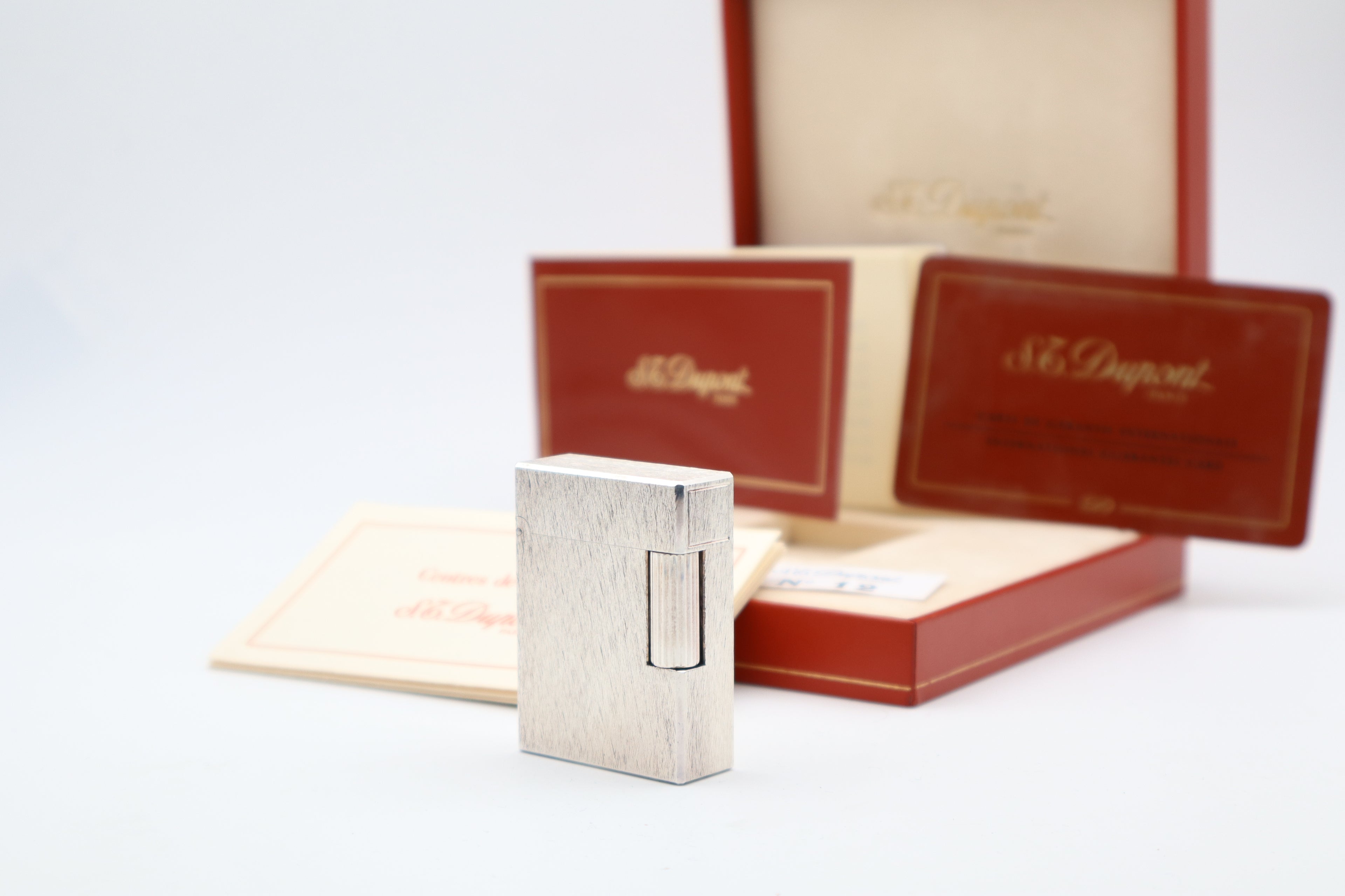 S.T. Dupont Ligne 1 Satin Silver - mint condition