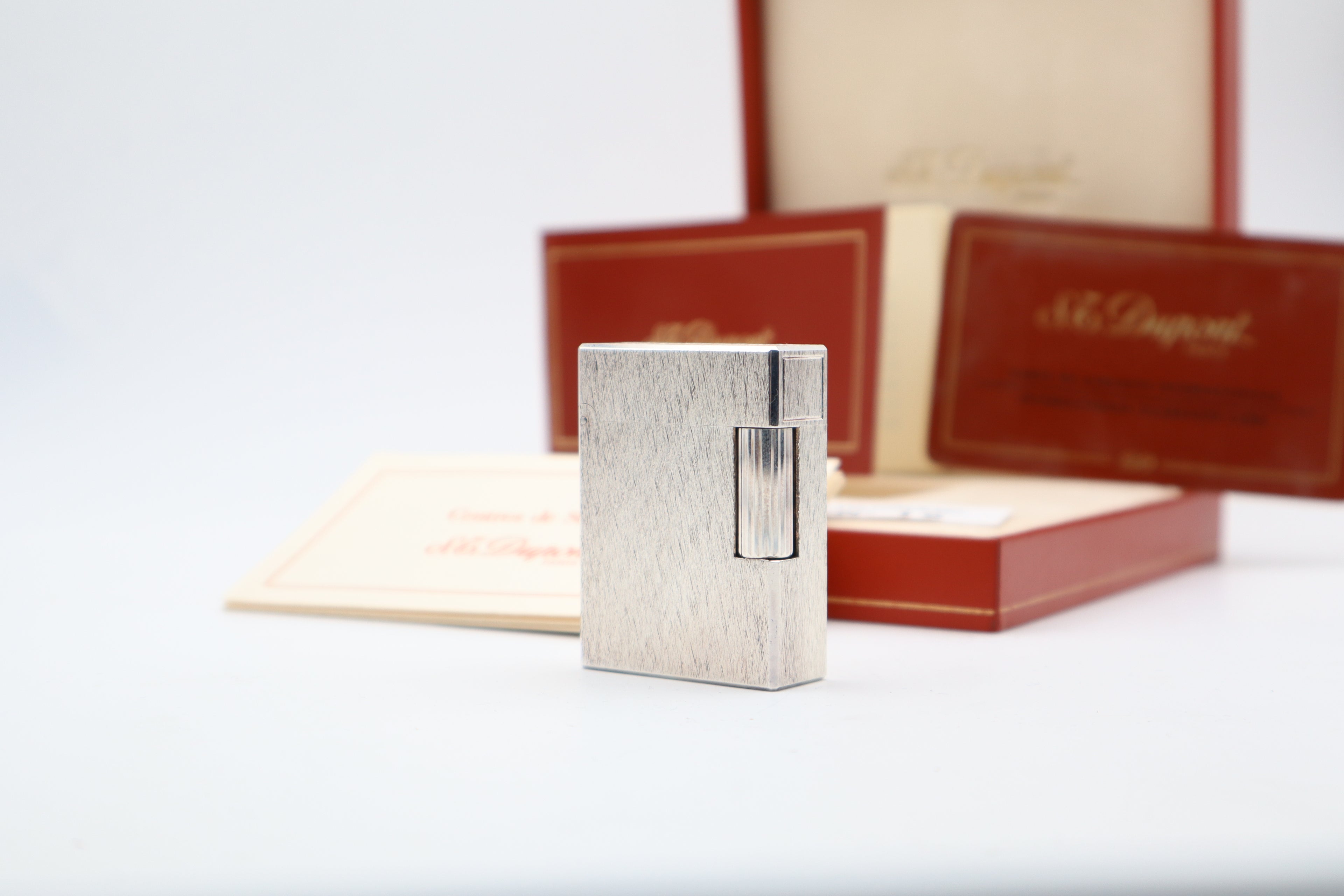 S.T. Dupont Ligne 1 Satin Silver - mint condition