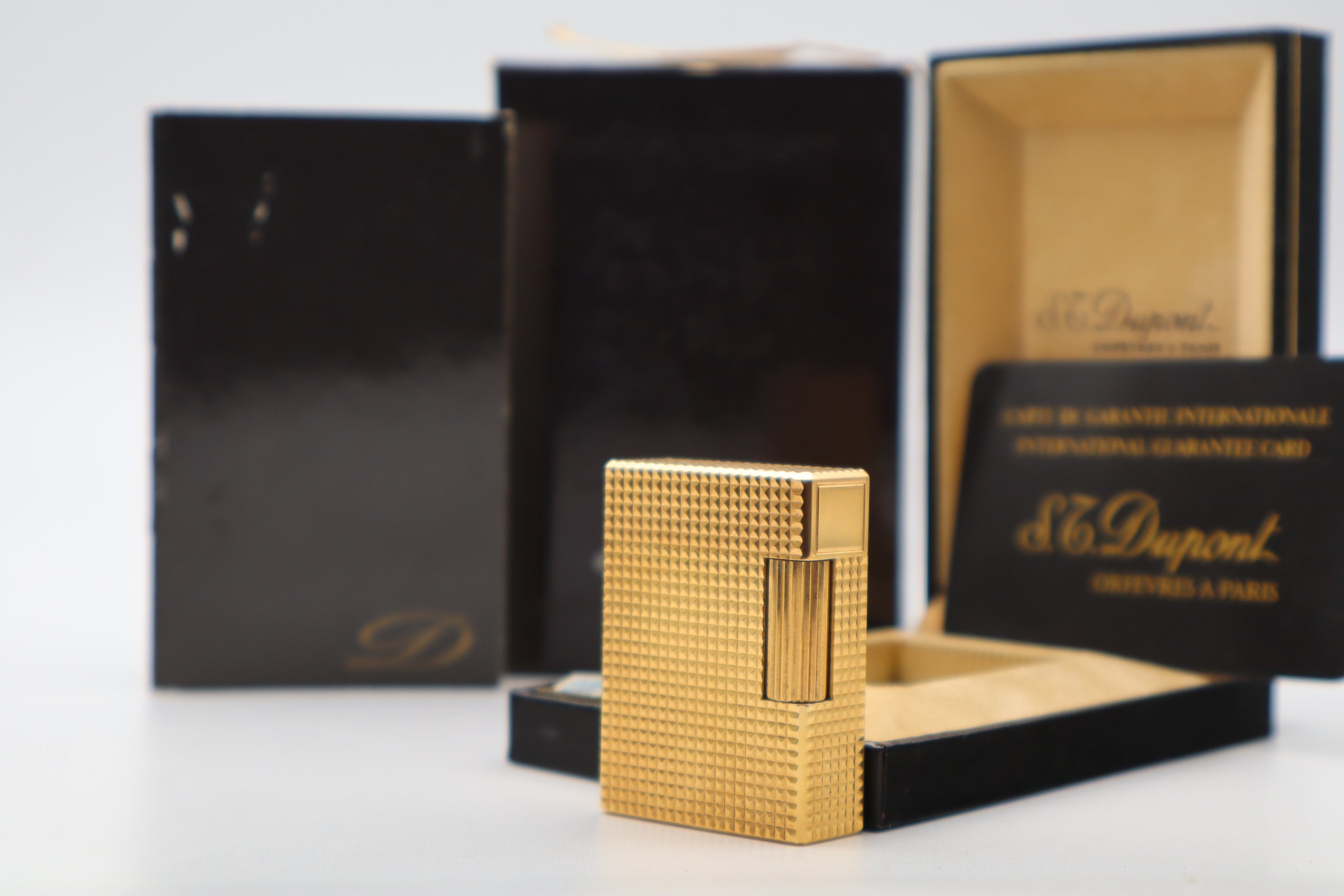 S.T. Dupont Ligne 1 small gold lighter NEW OLD STOCK