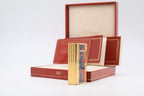 S.T. Dupont Ligne 1 Chinese lacquer mosaic French Revolution limited edition lighter in red and blue, with original box
