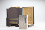 S.T. Dupont Ligne 1 large silver Etoile lighter, new old stock, with box and papers