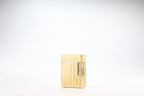 Solid 18k gold S.T. Dupont Ligne 1 BS small lighter with a fine wave engine-turned pattern