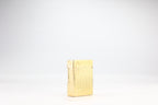 Solid 18k gold S.T. Dupont Ligne 1 BS small lighter with a fine wave engine-turned pattern